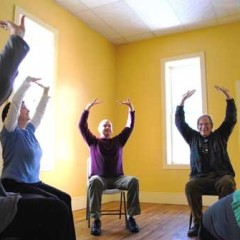 Lunchtime yoga at the West Street Ward House