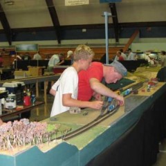 Model train layouts galore