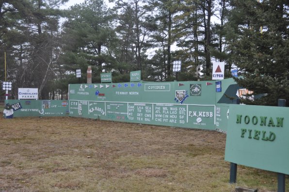 Boston Red Sox Fenway Park Replica Green Monster Outfield Wall 