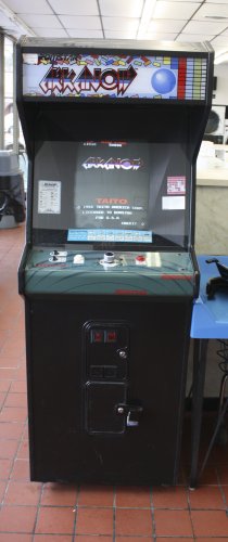 <strong>Arkanoid</strong></p><p>This machine can be found at the Sunbright Laundromat. Arkanoid casts gamers into the classic battle of man versus brick. You control a paddle that bounces a tiny ball against a wall of bricks. Let the ball get by the paddle, and you die. Break all the bricks, and you live. It’s as simple as that. We found ourselves dangerously close to a high score during our session with Arkanoid; unfortunately, we were even closer to tearing the laundromat apart brick by brick when we lost.<br />Arkanoid’s maddening simplicity is tough to deal with.