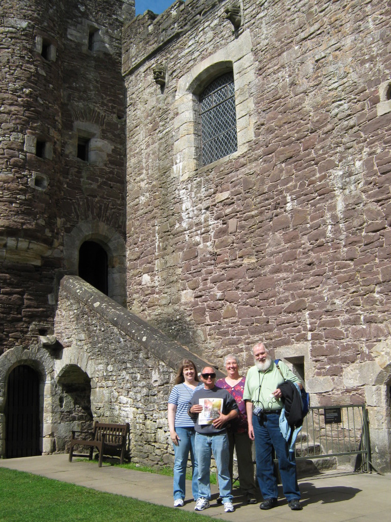 Lorien and Wayne Wilson of Loudon, and Linda and Bob Williams of Chichester, along with the Insider, at Doune Castle in Doune, Scotland, the setting for Monty Python and the Holy Grail. 