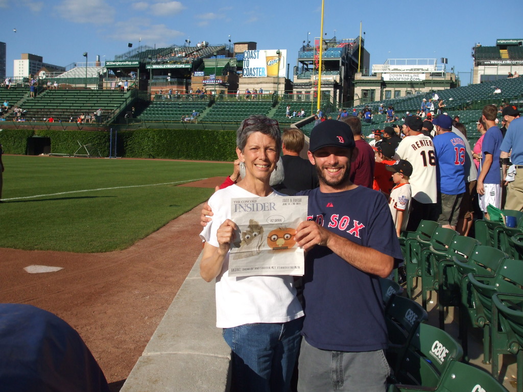 ON THEIR ANNUAL BASEBALL PARK TOUR, LIZ PARKER AND HER SON BRENT BROUGHT THE INSIDER TO MILWAUKEE'S MILLER PARK, WHITE SOX FIELD, US CELLULAR, AND THE LONG AWAITED WRIGLEY FIELD, HOME OF THE CUBS.  THREE GREAT BALL PARKS AND A GOOD TIME WAS HAD BY ALL (INCLUDING THE INSIDER)