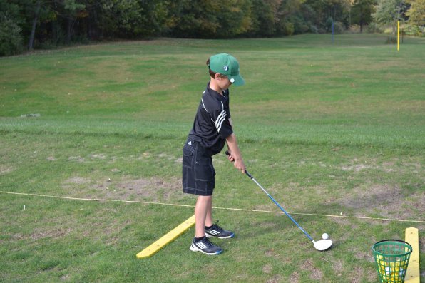 You may not be able to hit a driver off the tee, but the same can’t be said for 8-year-old Gavin Richardson.