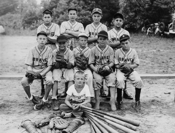 A bunch of sandlot stars from back when everything was black and white.