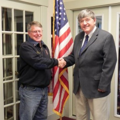 Modern Woodmen of America donates an American flag to the Warner Fire Department – Thu, 14 Jun 2012