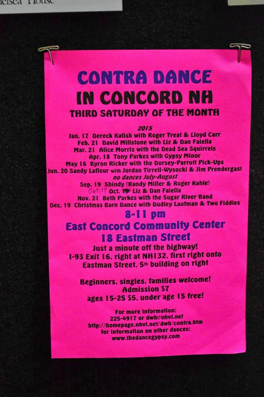 That’s right, Concord hosts contra dances all year long. (TIM GOODWIN / Insider staff) - 
