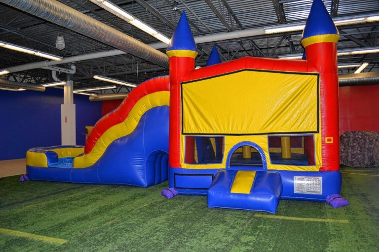 bounce house security mall