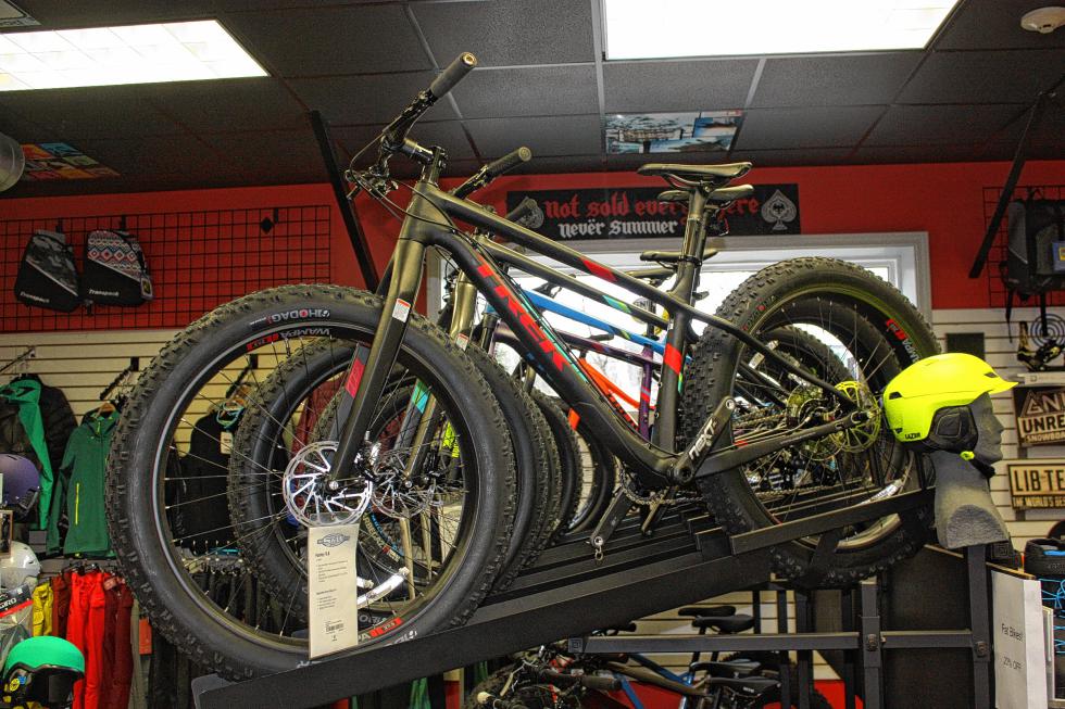 Fancy a fat bike? These things are all the rage nowadays, and S&W has plenty to choose from. (JON BODELL / Insider staff) -
