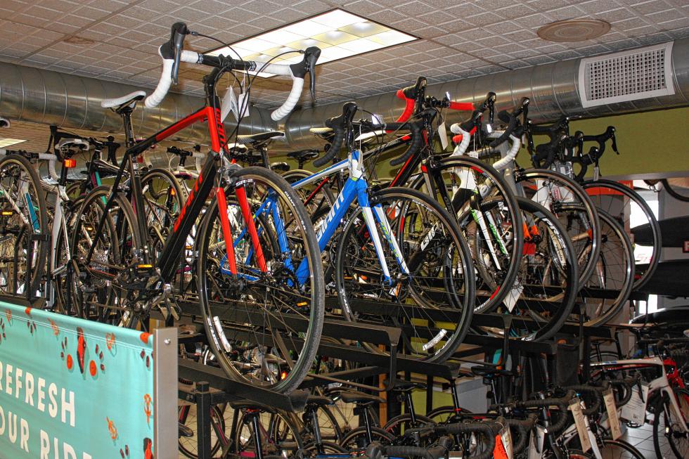 S&W Sports is home to plenty of high-end bicycles. (JON BODELL / Insider staff) -