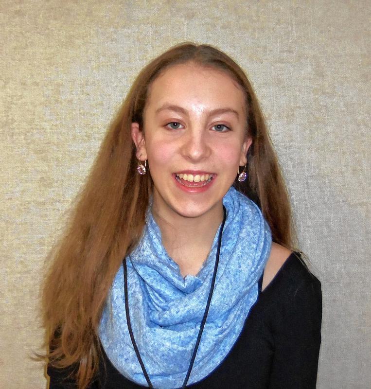 Caitlyn McGlashan, Hopkinton One word that describes me: Determined Two qualities of a good leader: Good public speaker, open-minded. If I could spend the day with anyone: Maya Angelou. -