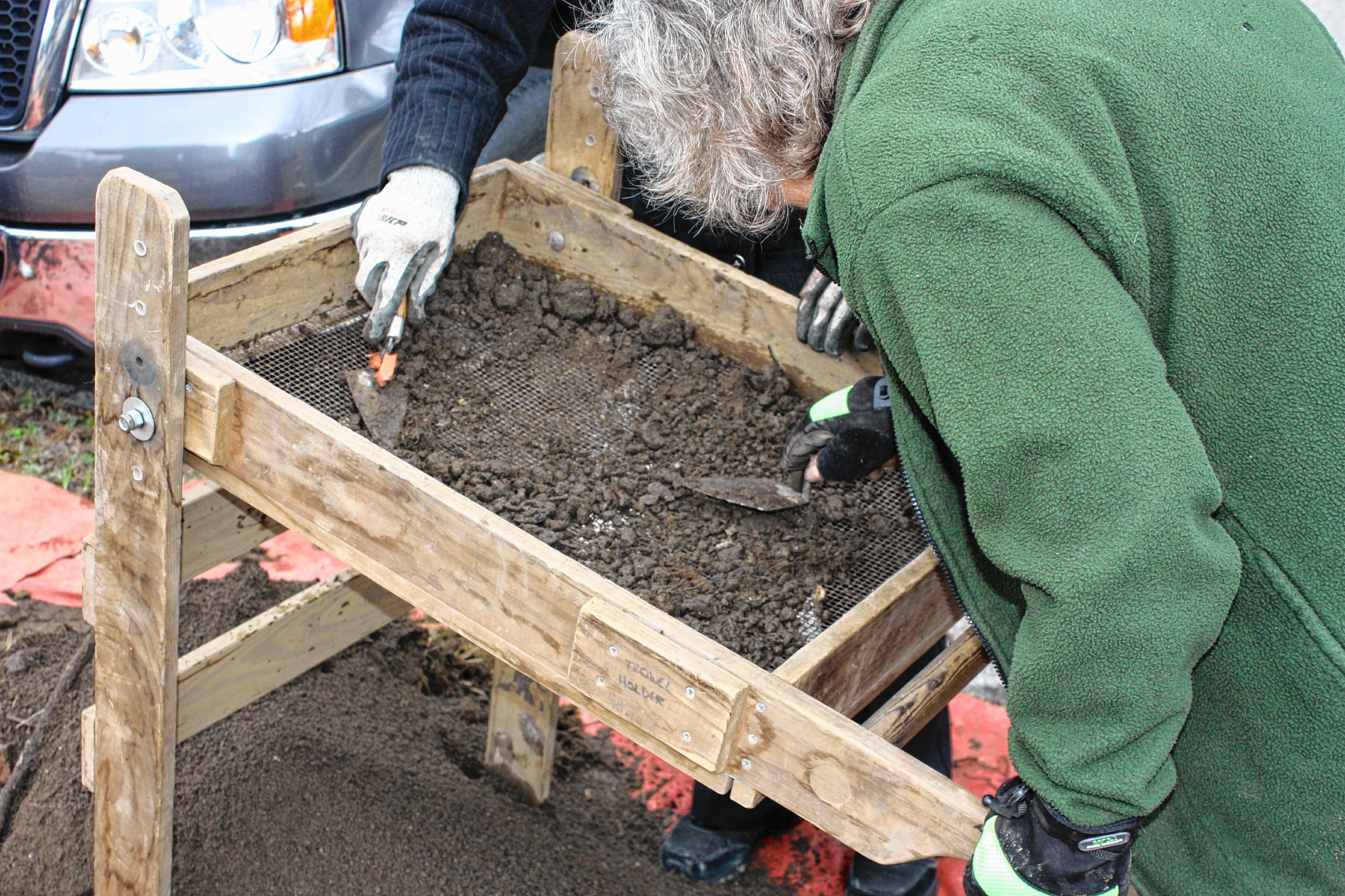 JON BODELL / Insider staffDig Days II was held  at the parking lot of the New Hampshire Division of Historical Resources building on Pillsbury Street last week. The site is where the Margaret Pillsbury General Hospital complex was located once upon a time. Dig Days II (the first was in 2014) took place right at the beginning of May