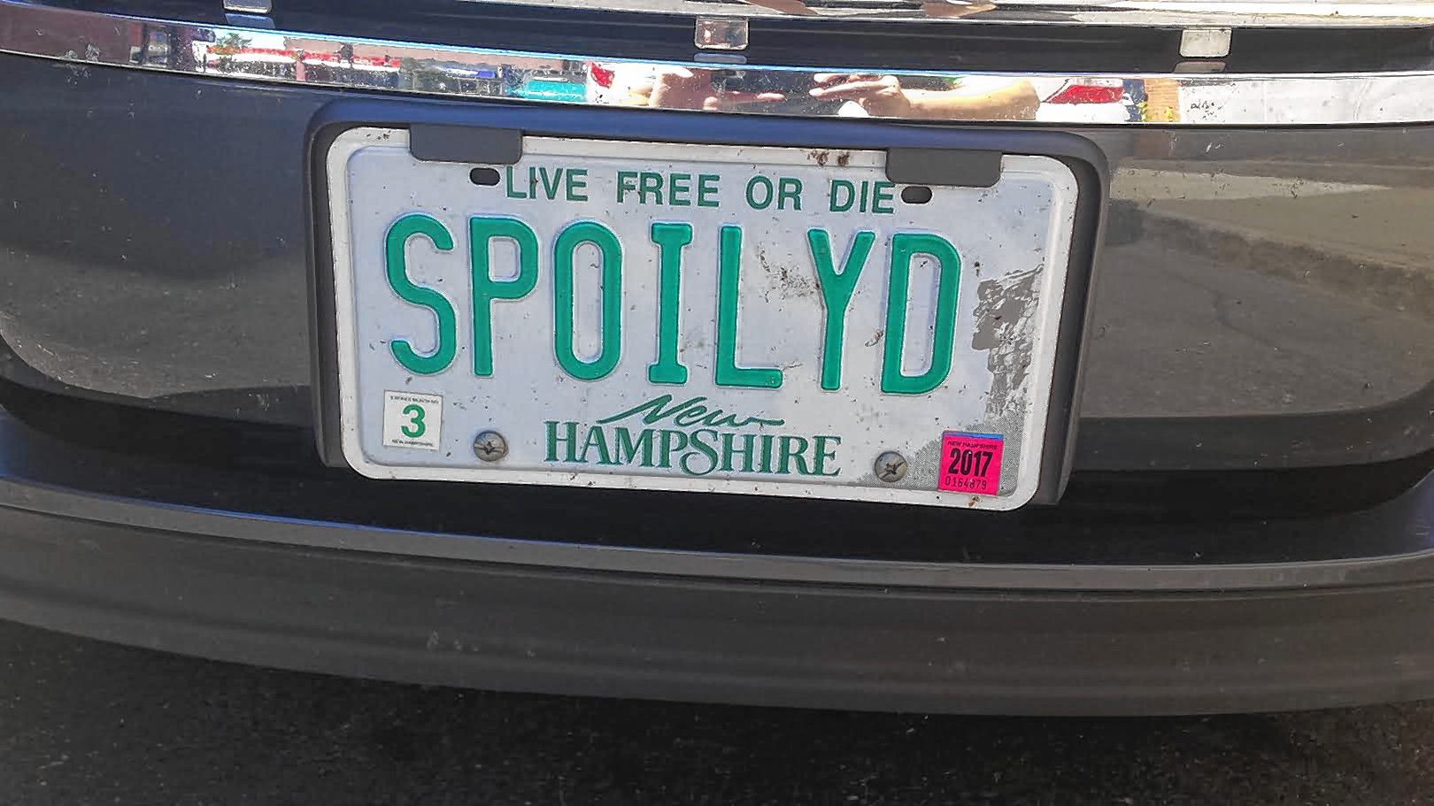 Tim Goodwin—Insider staffWe searched all over Concord for some of the cool, unusual and catchy vanity license plates we could find.