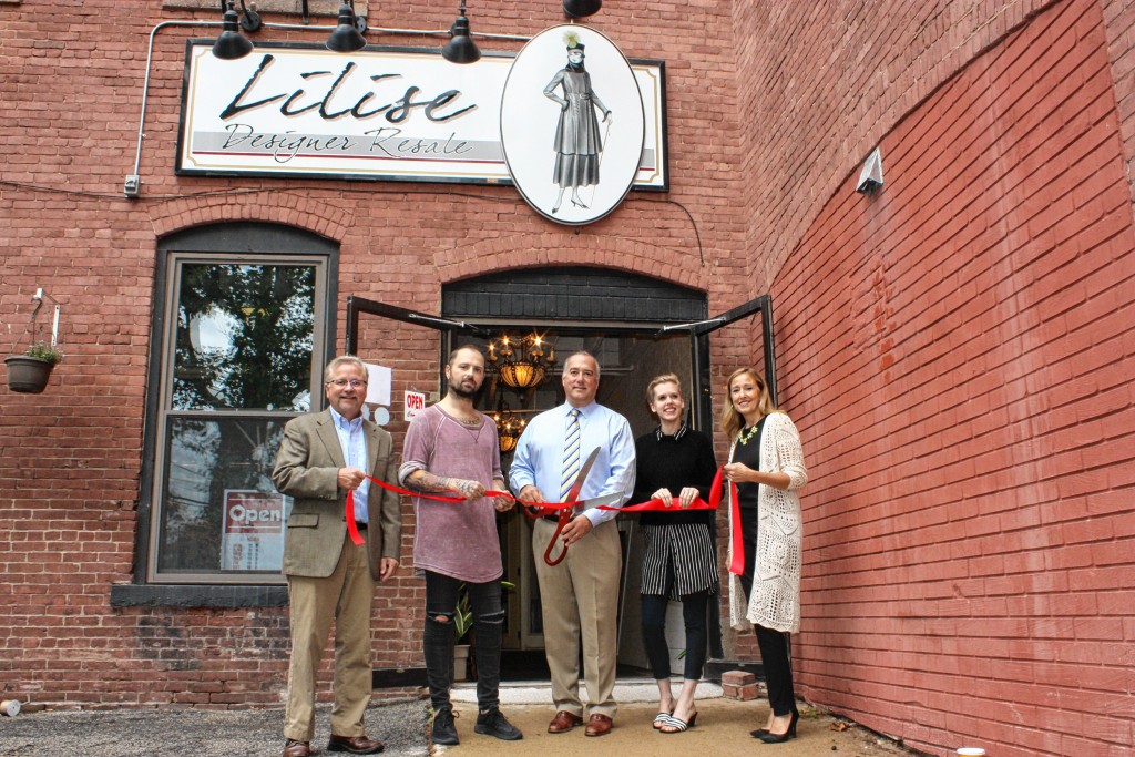 JON BODELL / Insider staff—Mayor Jim Bouley was on hand for a ribbon-cutting ceremony at Lilise Designer Resale recently. Although the shop had been open since June, it's never a bad time for a good ol' ribbon-cutting.
