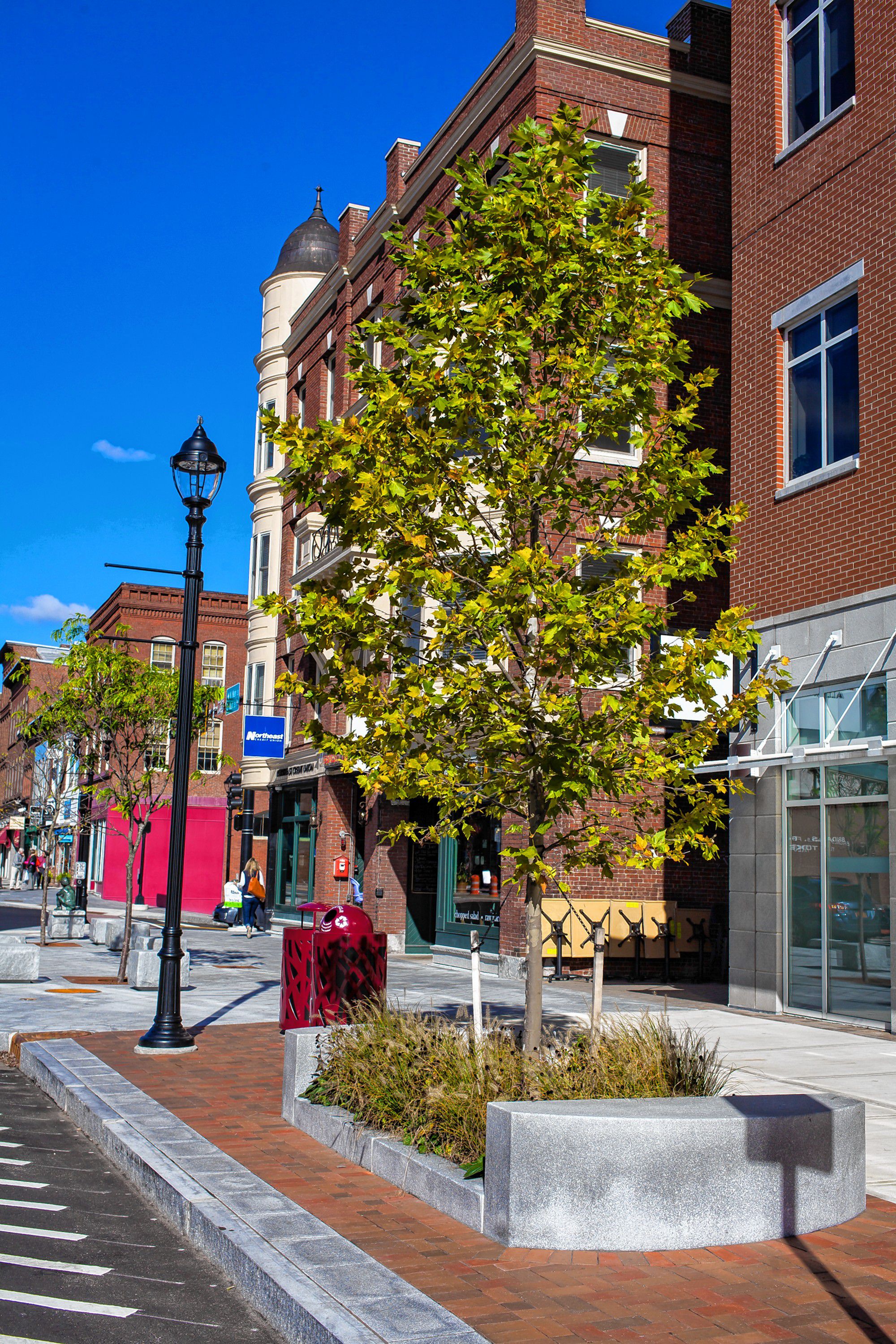 New planting beds like this have really improved the aesthetics of downtown Concord.