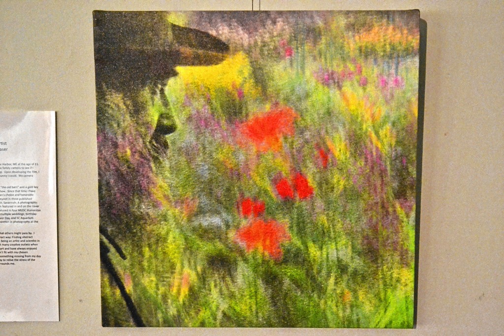 Tim Goodwin / Insider staffThe art work of Melissa Fraser is currently hanging at the N.H. Audubon McLane Center. Garden Visions will have you reminiscing for the days of warmer weather and bright, colorful flowers just about everywhere you looked. The show will be on display through December. Left: Famous Green Glow. Above: Fields of Poppies.