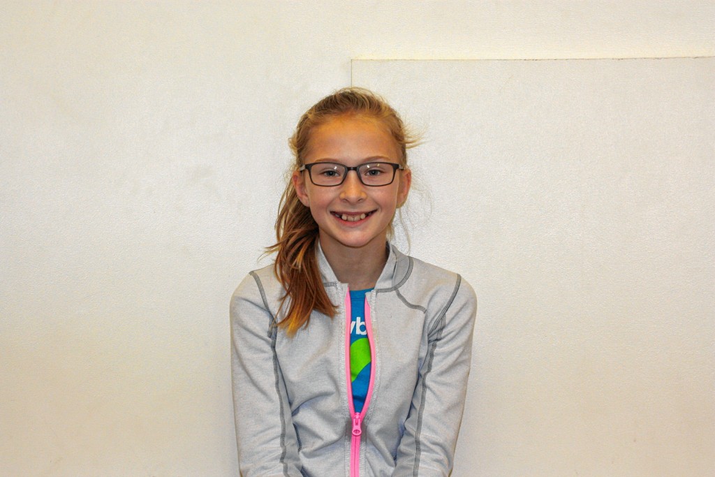 JON BODELL / Insider staff—Chloe Gudas, fifth grade.