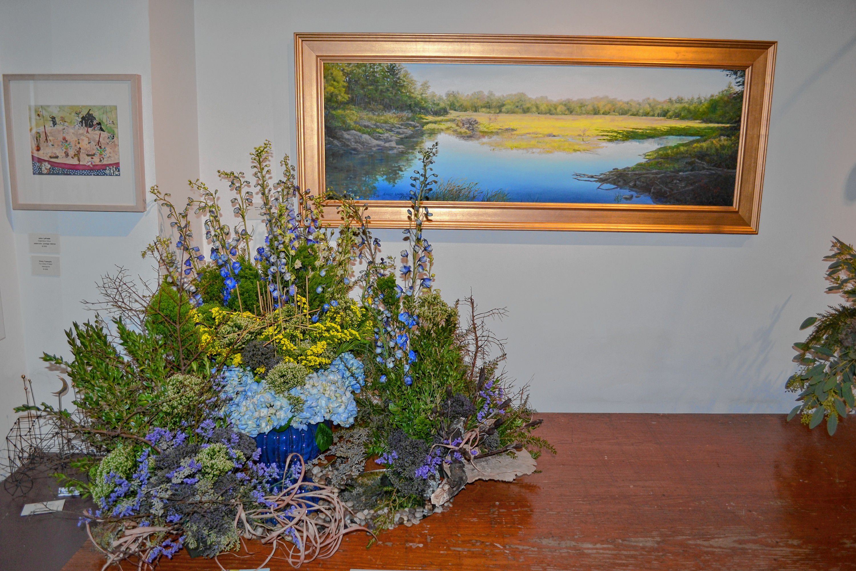 Art & Bloom, an annual art show featuring floral arrangements by Concord Garden Club members and local designers, was held last week at McGowan Fine Art. And in case you didn't make it to the three-day only exhibit, here is what you missed.