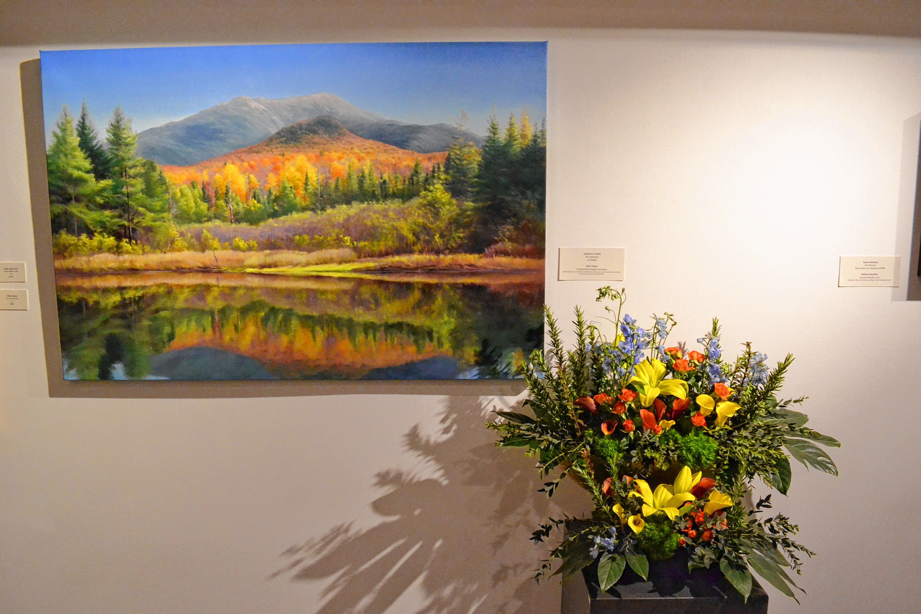 Art & Bloom, an annual art show featuring floral arrangements by Concord Garden Club members and local designers, was held last week at McGowan Fine Art. And in case you didn't make it to the three-day only exhibit, here is what you missed.