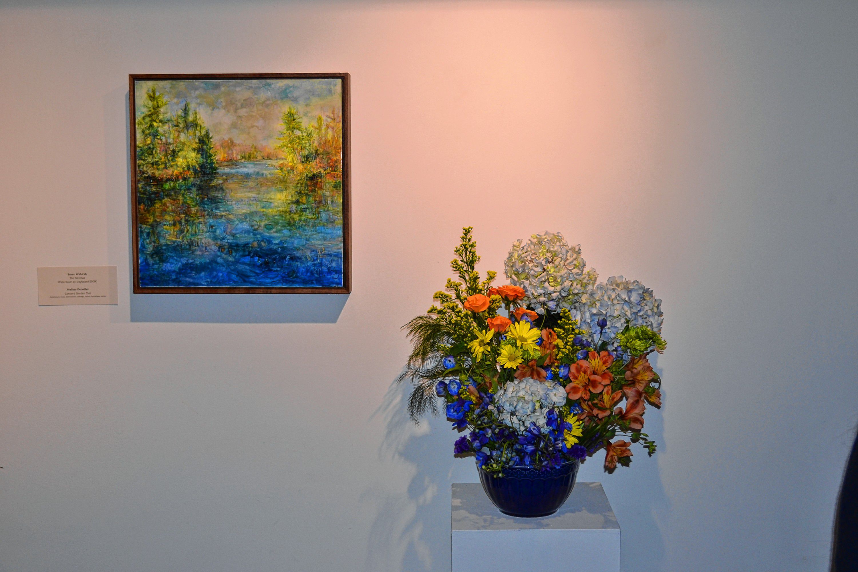 Art & Bloom, an annual art show featuring floral arrangements by Concord Garden Club members and local designers, was held last week at McGowan Fine Art. And in case you didn't make it to the three-day only exhibit, here is what you missed.