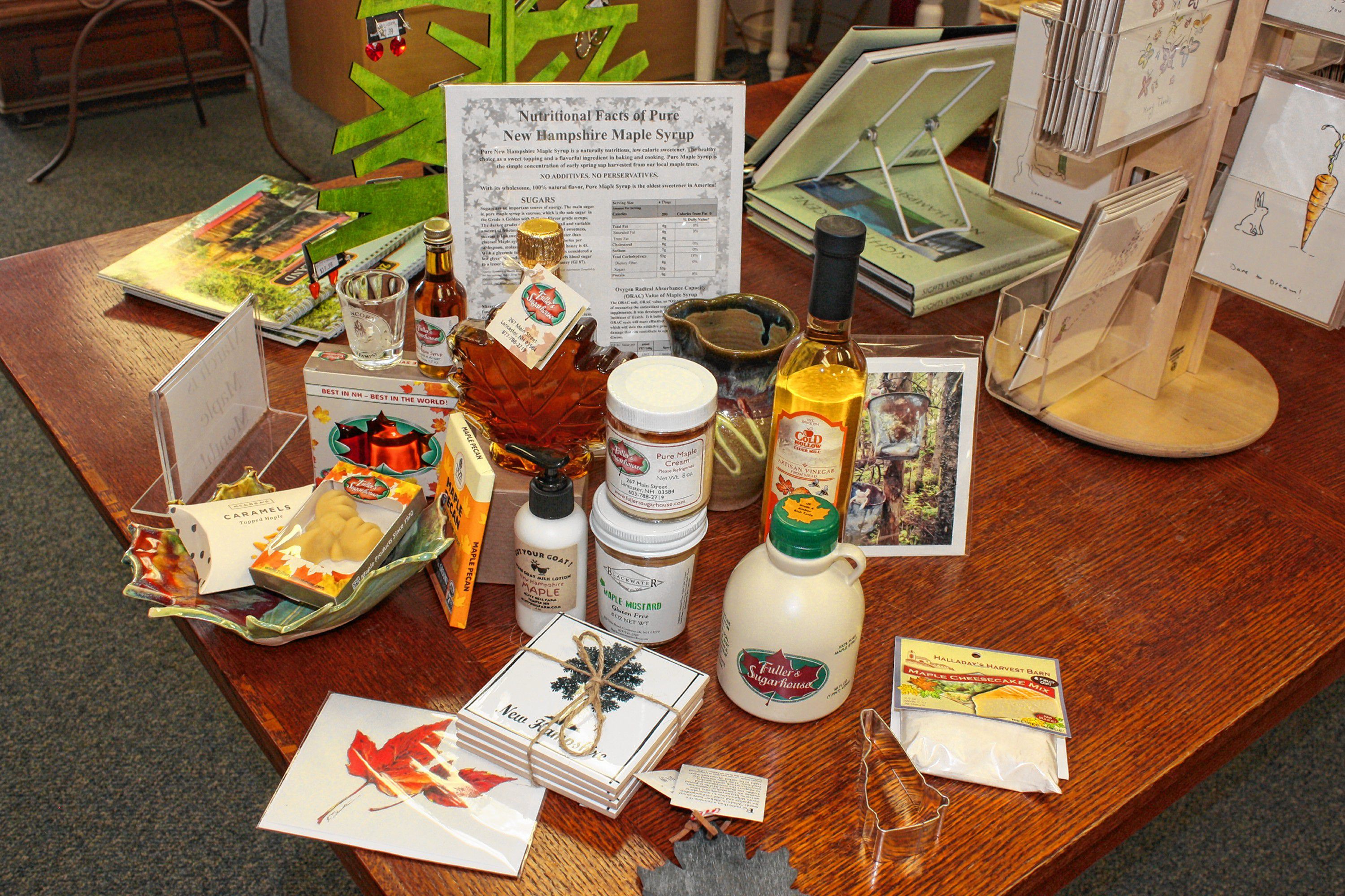 At Marketplace New England, you'll see a little display of all maple stuff right in the middle of the store. How convenient!(JON BODELL / Insider staff)