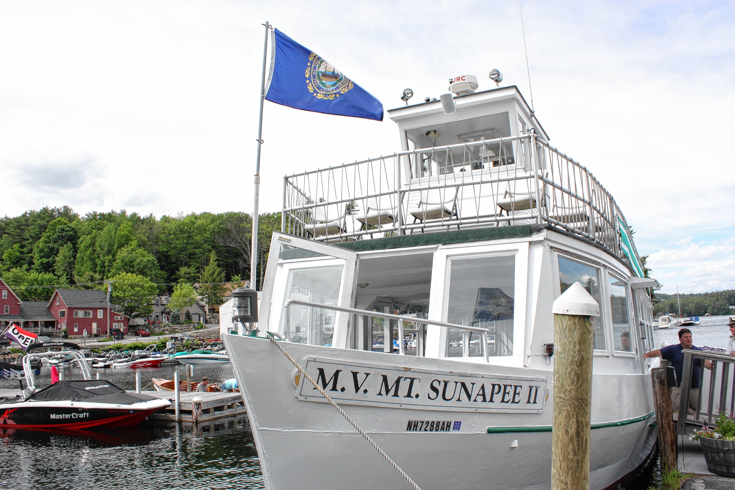 The M.V. Mt. Sunapee II takes passengers on relaxing cruises around Lake Sunapee. She's a fine ship, for sure. JON BODELL / Insider staff