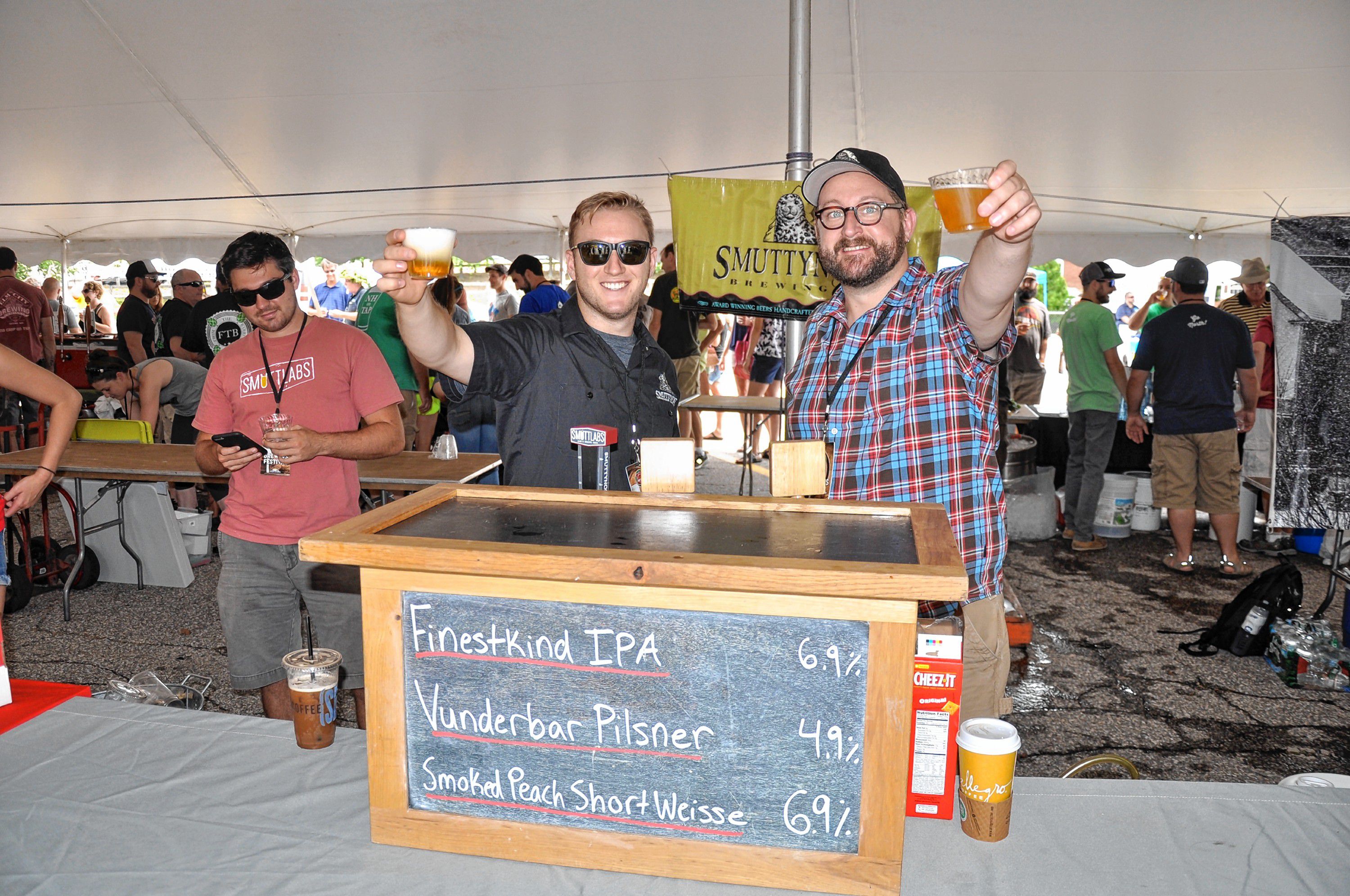 Last year's New Hampshire Brewers Festival, held in Manchester, was packed, and organizers are expecting another big crowd at this year's event at Kiwanis Waterfront Park in Concord on July 22. The festival will feature more than 40 breweries, all from the Granite State. Courtesy of Scott Kaplan and Deb Corradino