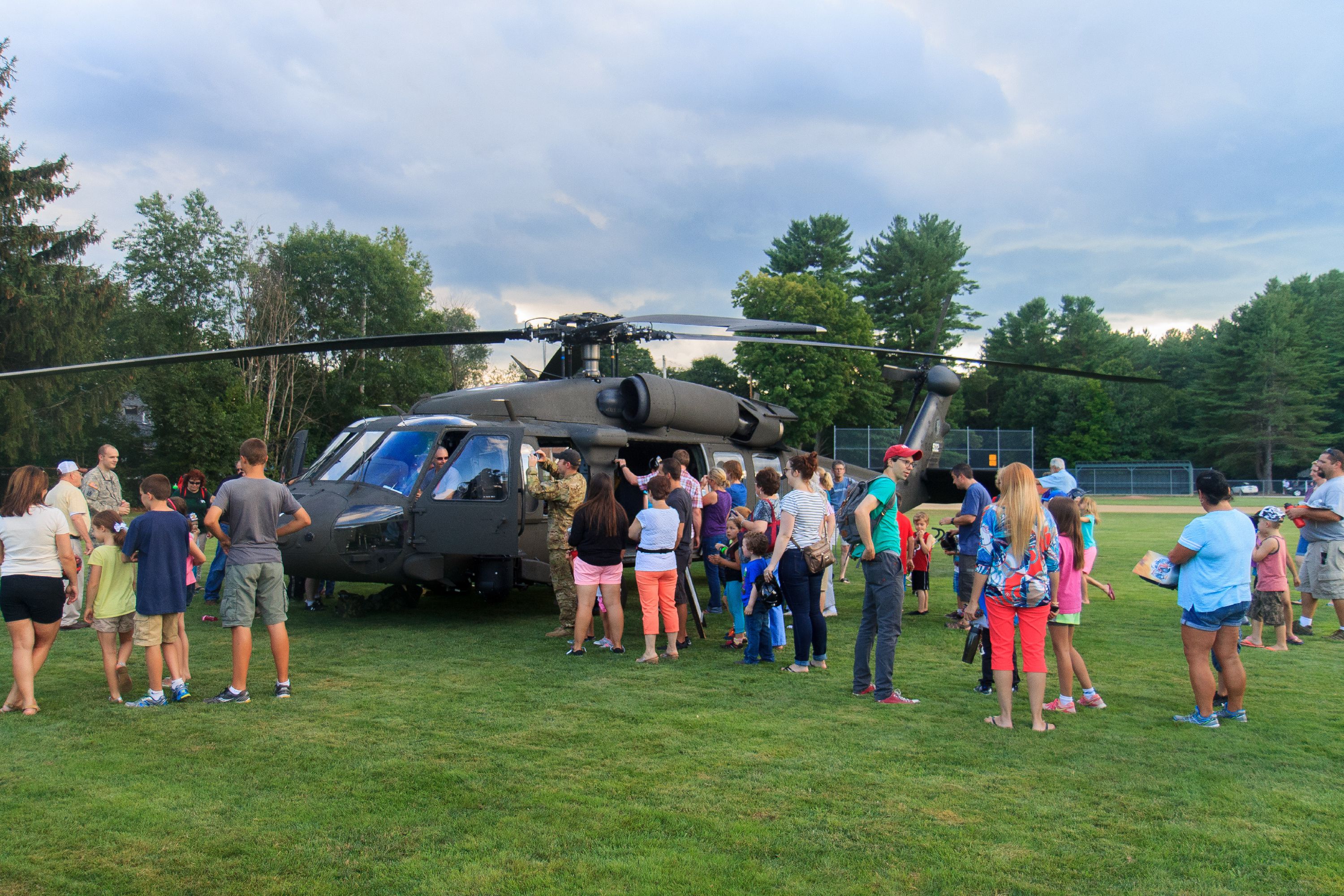 Mingle and check out a Black Hawk helicopter at National Night Out ...