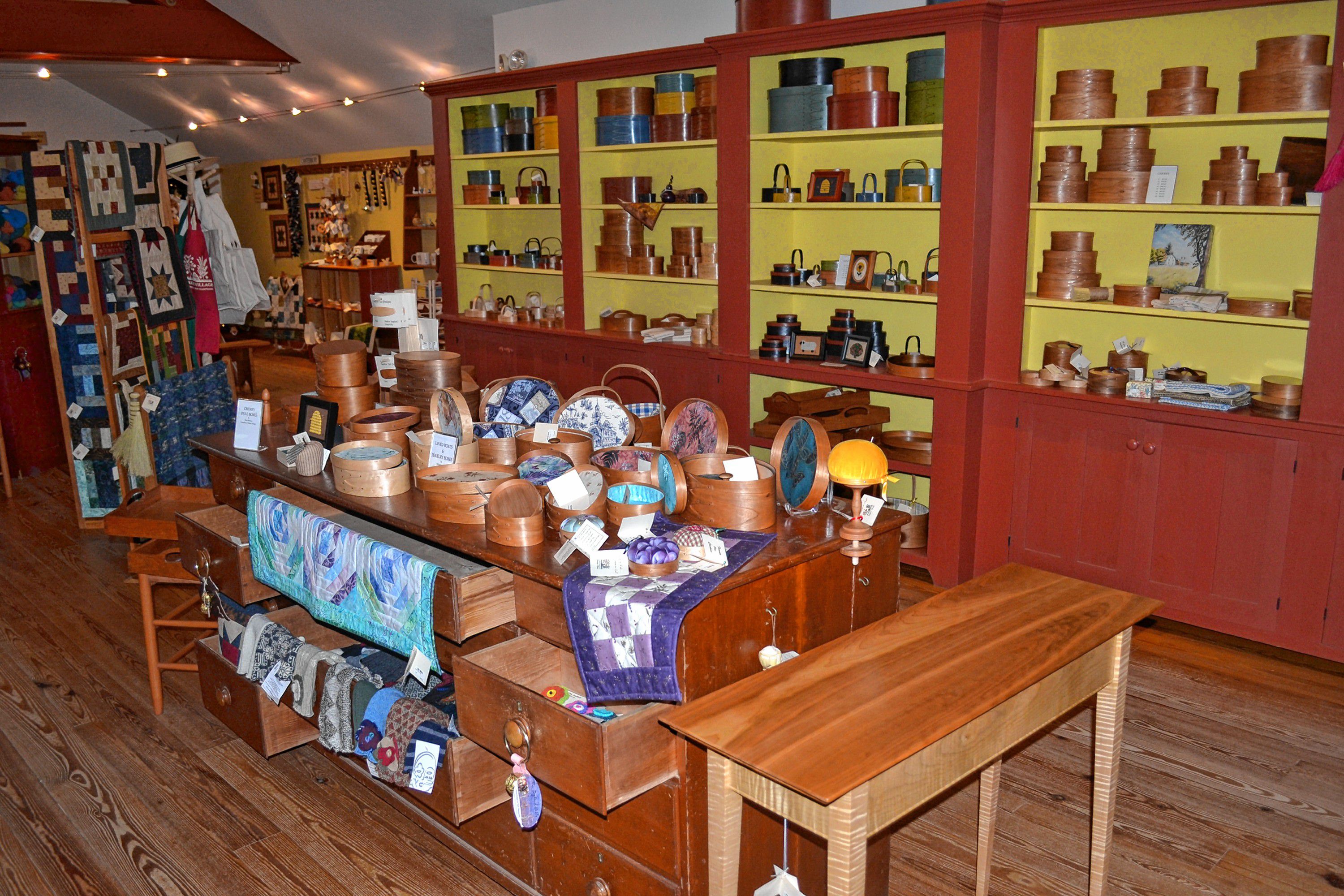 The gift shop at Canterbury Shaker Village has lots to choose from. Tim Goodwin / Insider staff