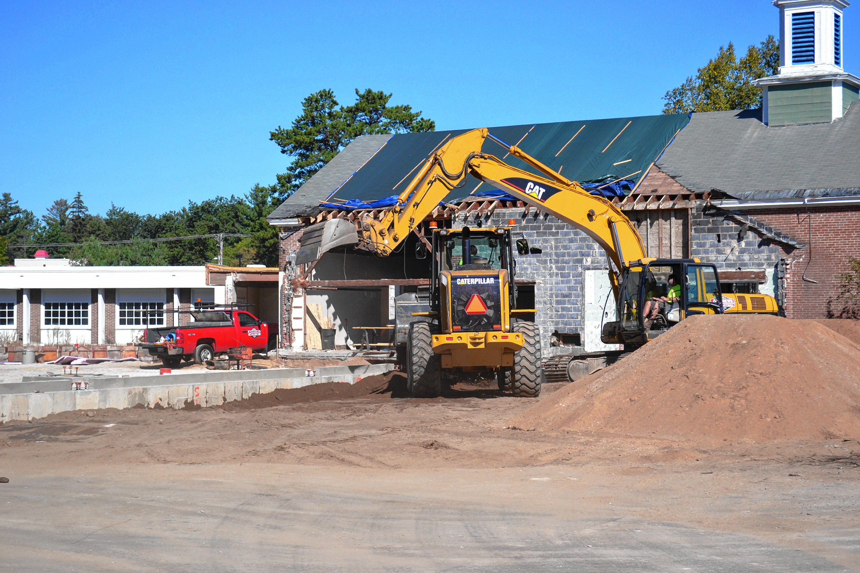 Site work is ongoing at the home of what will surely be a pretty awesome new community center. TIM GOODWIN / Insider staff