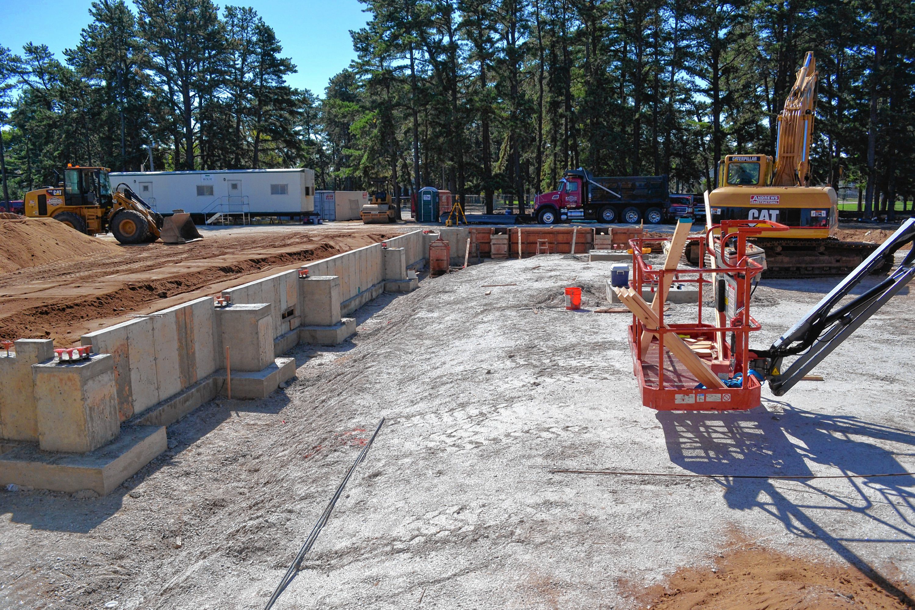 This is where the new kitchen and locker rooms will go, right next to the brand new gymnasium. TIM GOODWIN / Insider staff