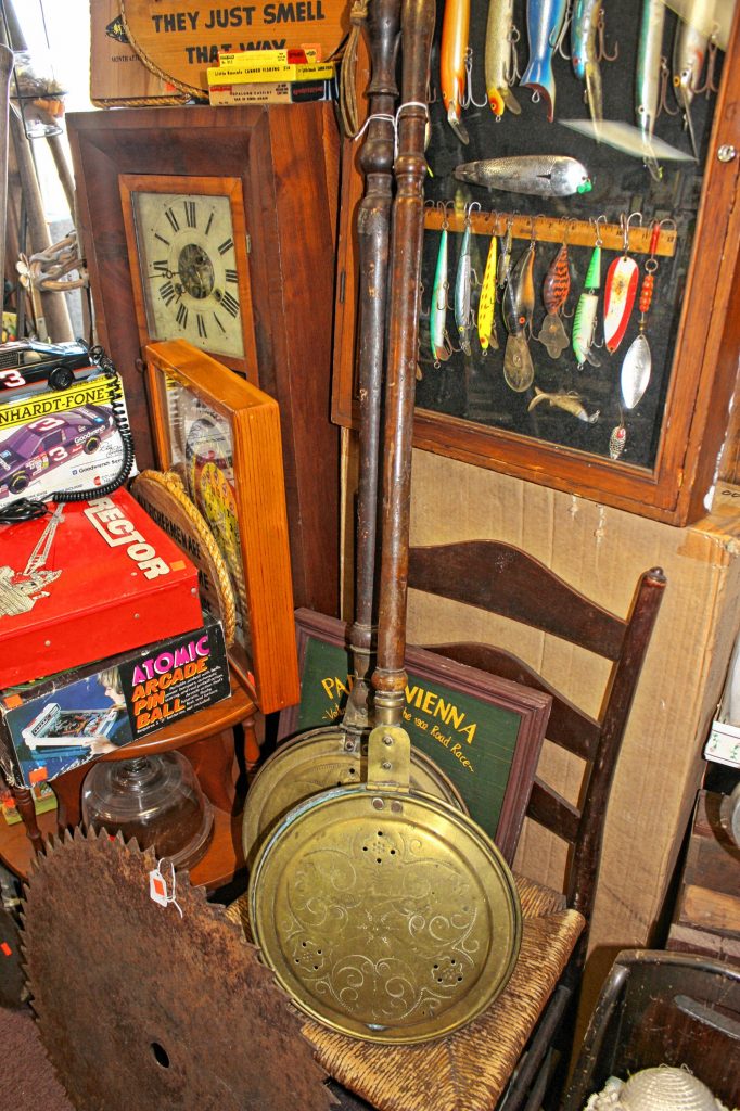 Is your bed a little chilly at night? You can pick up this pair of antique bed warmers from Re-Pete's New & Used Goods on Manchester Street and solve all your problems -- just keep a fire extinguisher close by, just in case.  JON BODELL / Insider staff