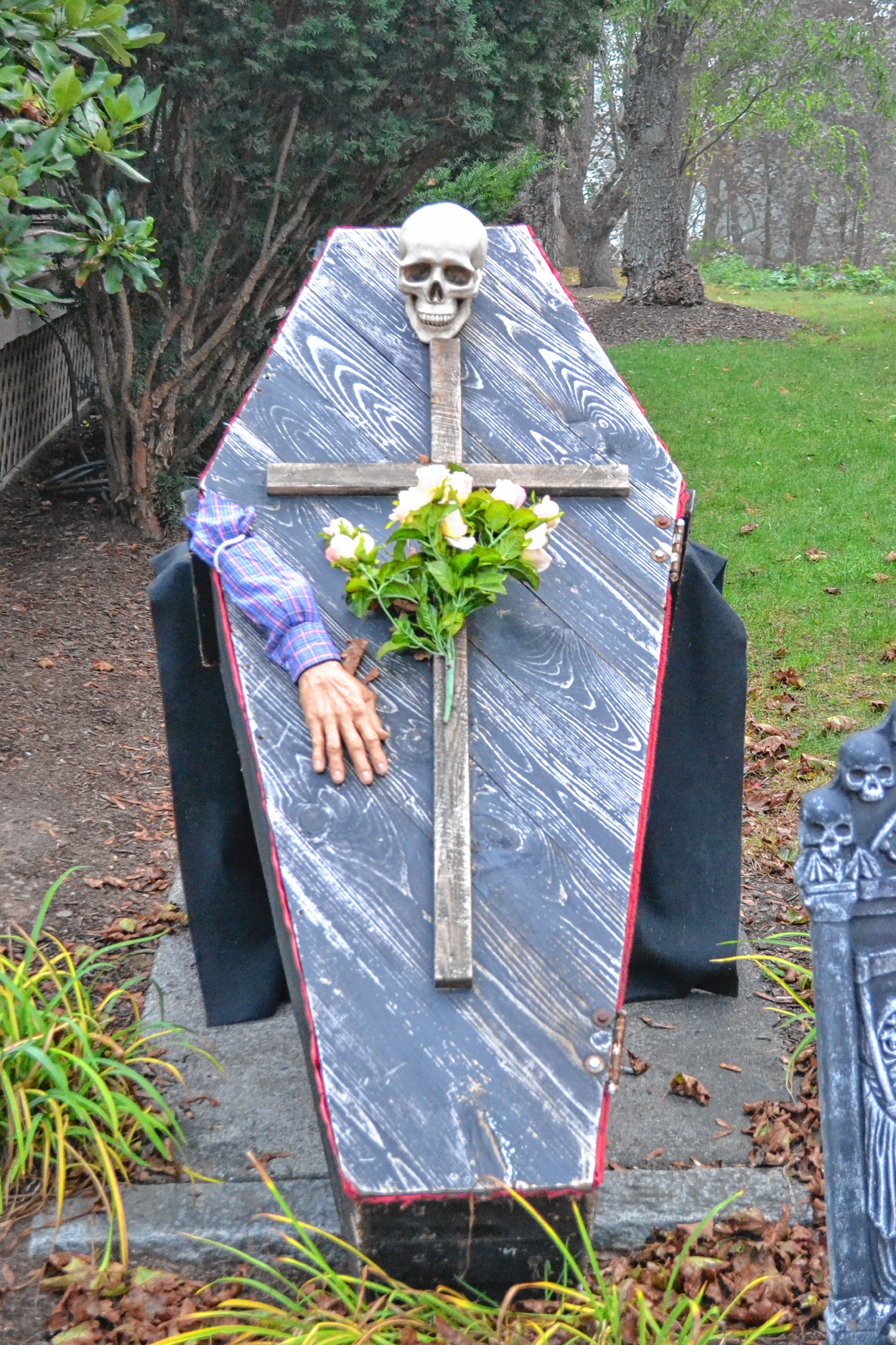 The Shaw family on View Street have been putting together a Halloween display for more than 20 years. TIM GOODWIN / Insider staff