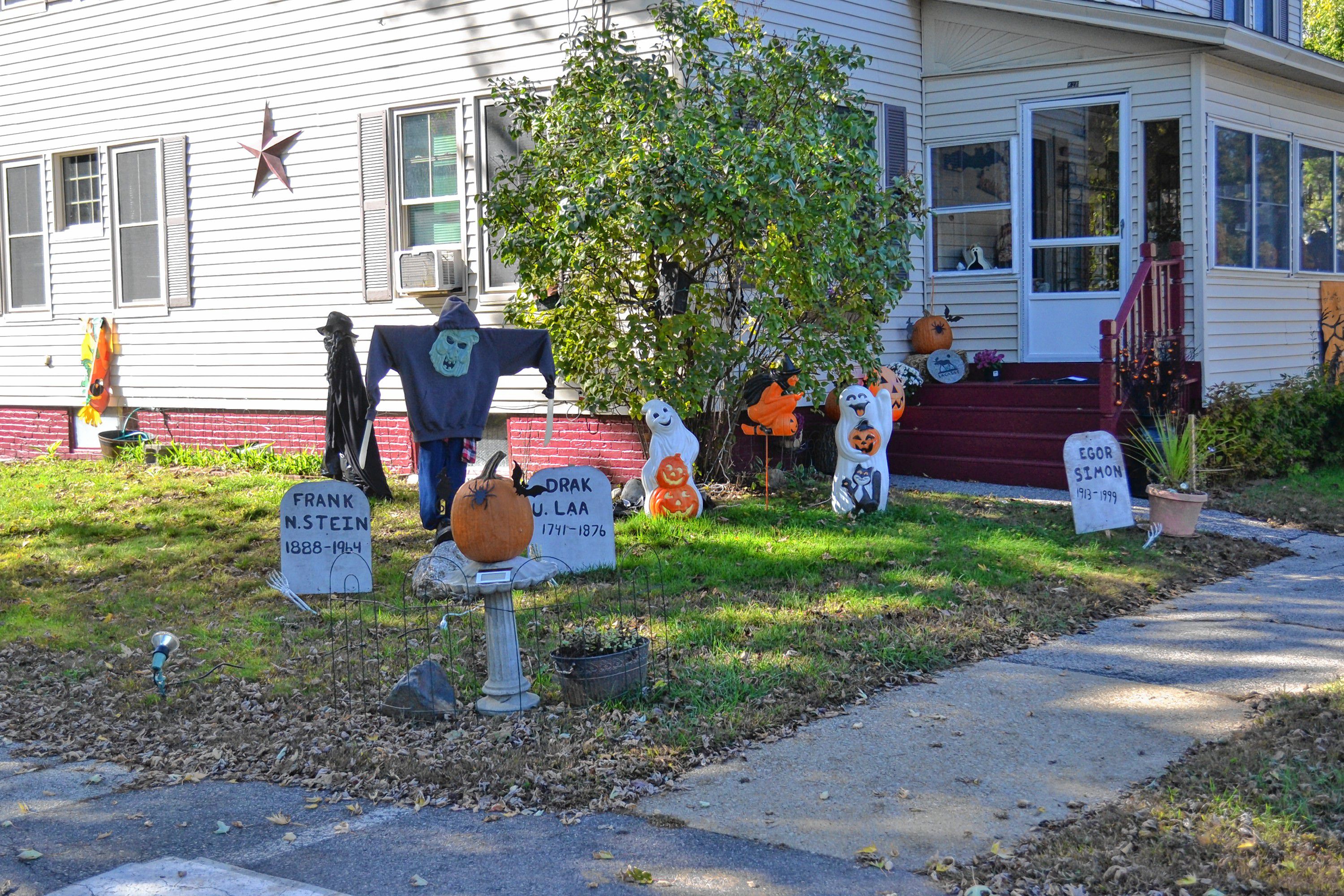 The LaCasse's Halloween display on Broadway is a big hit in the neighborhood. TIM GOODWIN / Insider staff