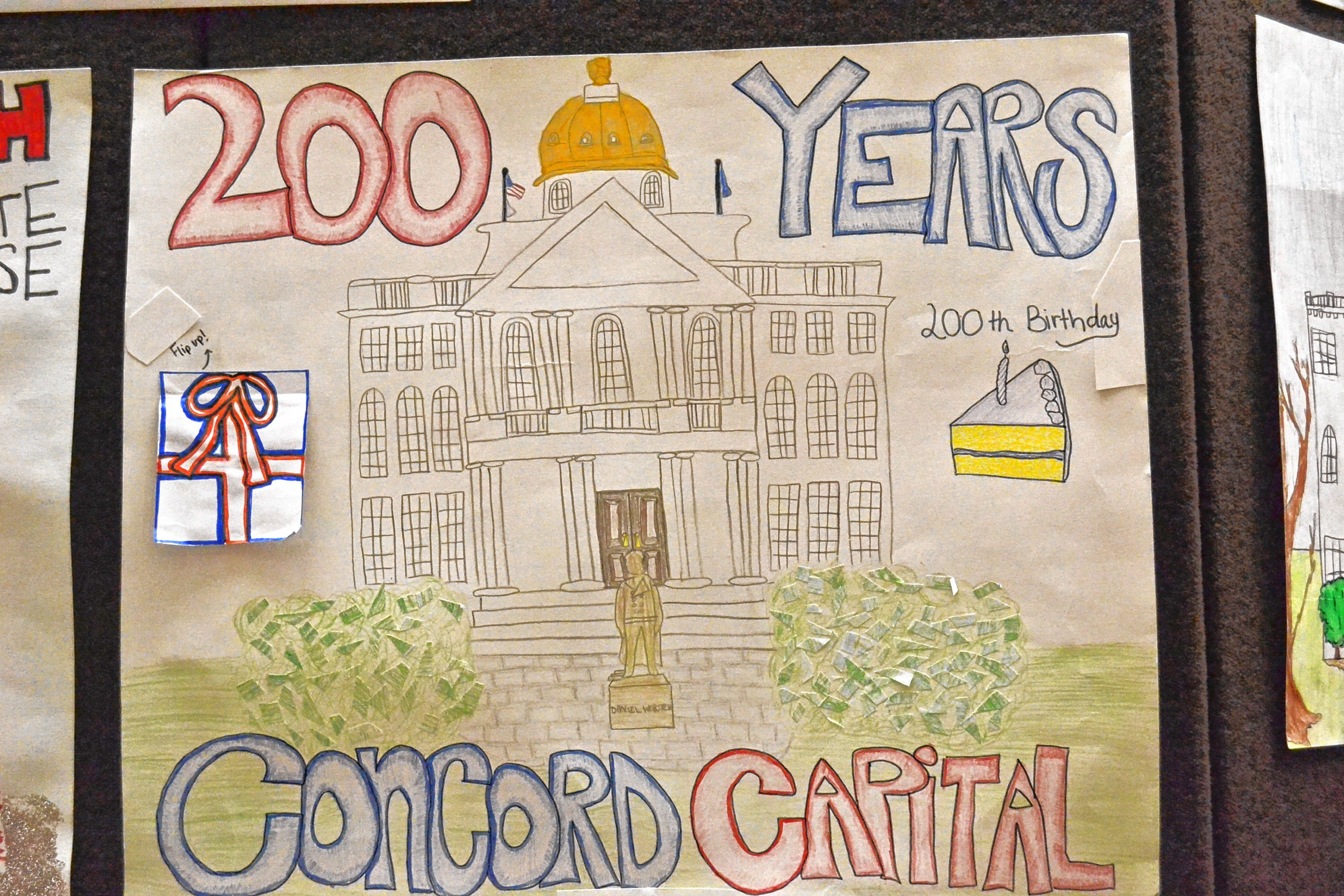 200 Years of the Concord Capital, Gracie Bolduc, Weare Middle School, 1st Place Middle School. TIM GOODWIN / Insider staff