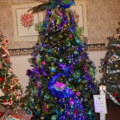 Try to win one of more than 100 fake trees at the Feztival of Trees