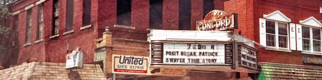 The Concord Theatre, seen here in 1991, will be the focus of a talk at GoodLife on Feb. 7 with Paul Brogan. Courtesy of Michael Von Redlich