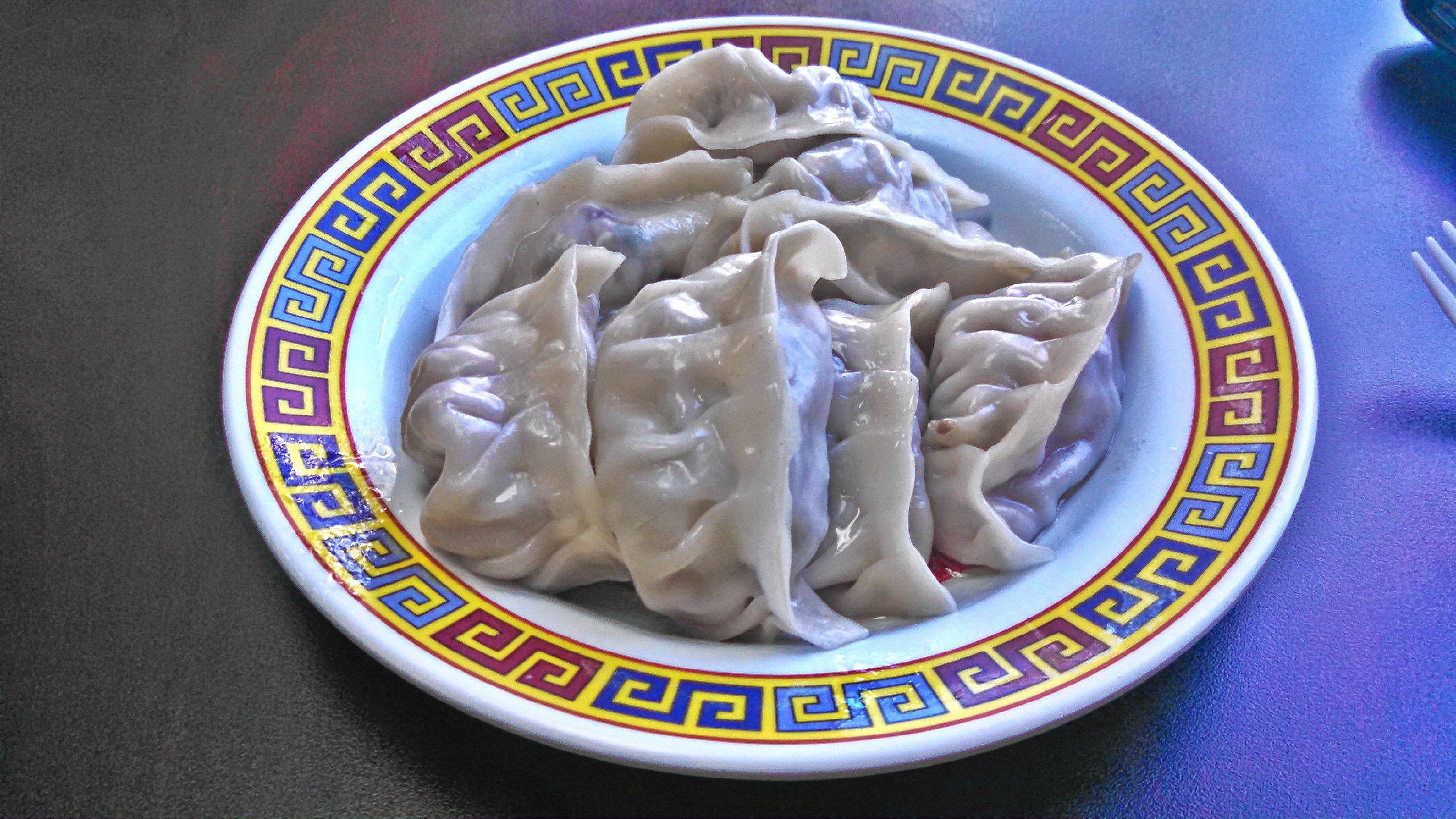 We ordered a plate of beef momos from Katmandu Bazaar on Loudon Road last week. Katmandu is an Asian and African market that also has a little cafe in the back that serves up "Asian foods with a Nepali twist," including several varieties of momos, which are Tibetan-style steamed dumplings.  JON BODELL / Insider staff