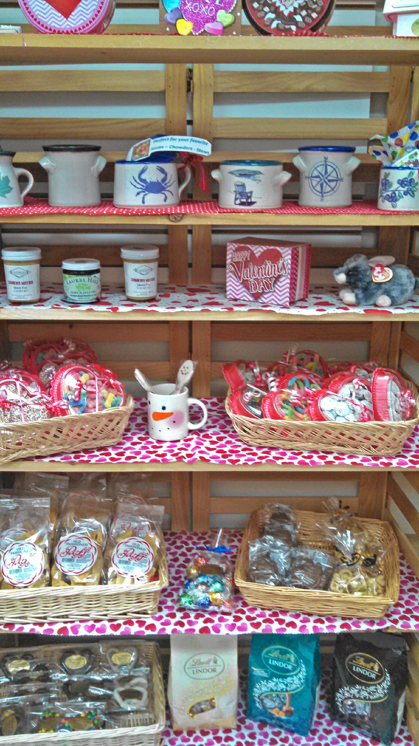 At True Confections, the candy store at the Steeplegate Mall, there wasn't a whole lot of dedicated Valentine's Day candy last week except for this tall display full of exactly that. JON BODELL / Insider staff