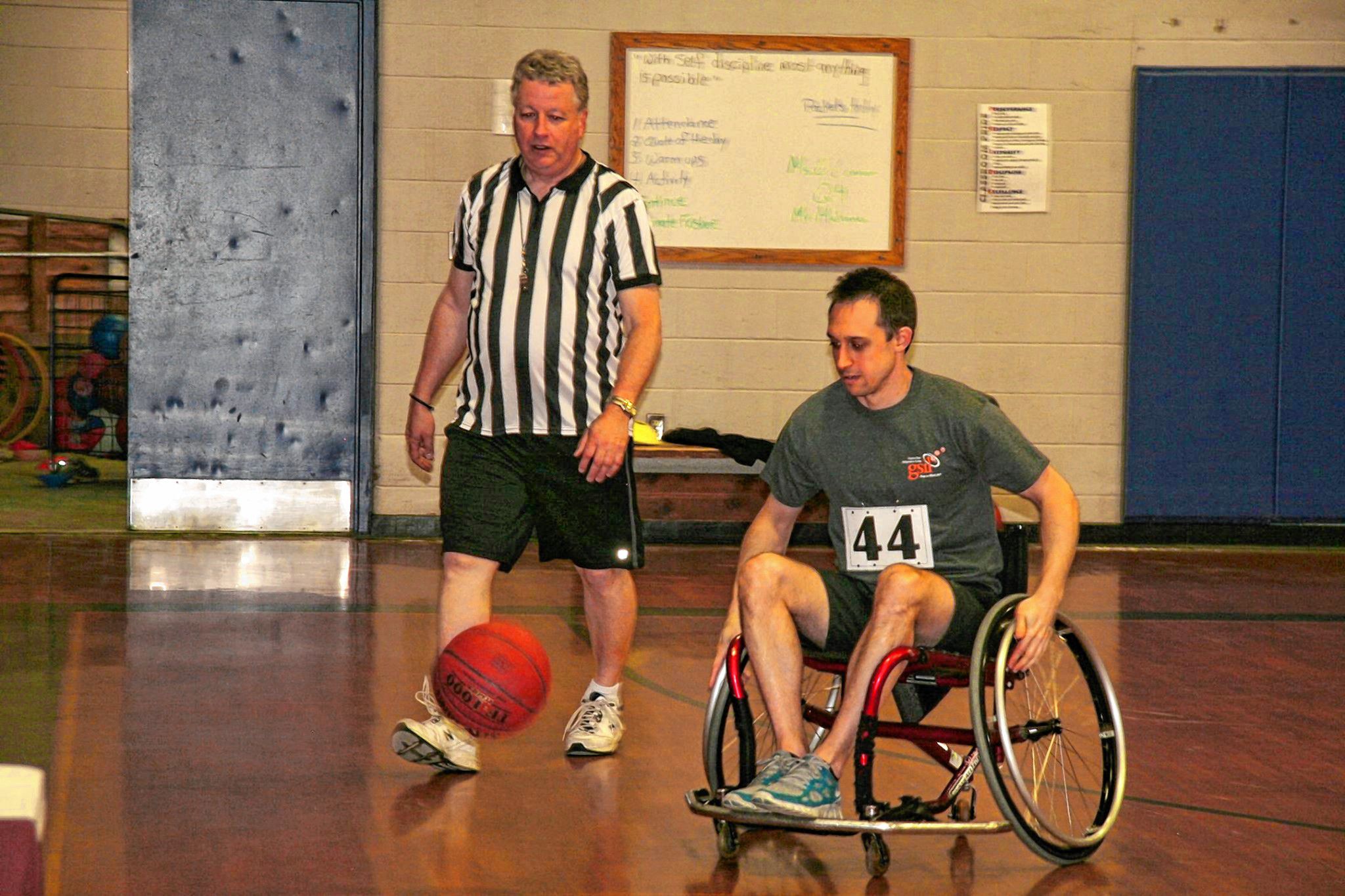 Granite State Independent Living is hosting a wheelchair basketball tournament at Rundlett Middle School on Saturday. Courtesy