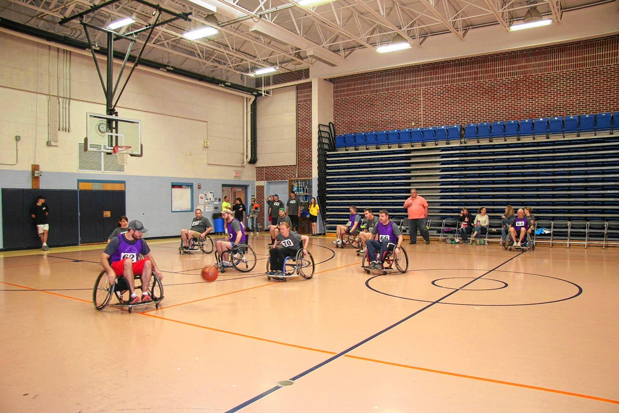 Granite State Independent Living is hosting a wheelchair basketball tournament at Rundlett Middle School on Saturday. Courtesy