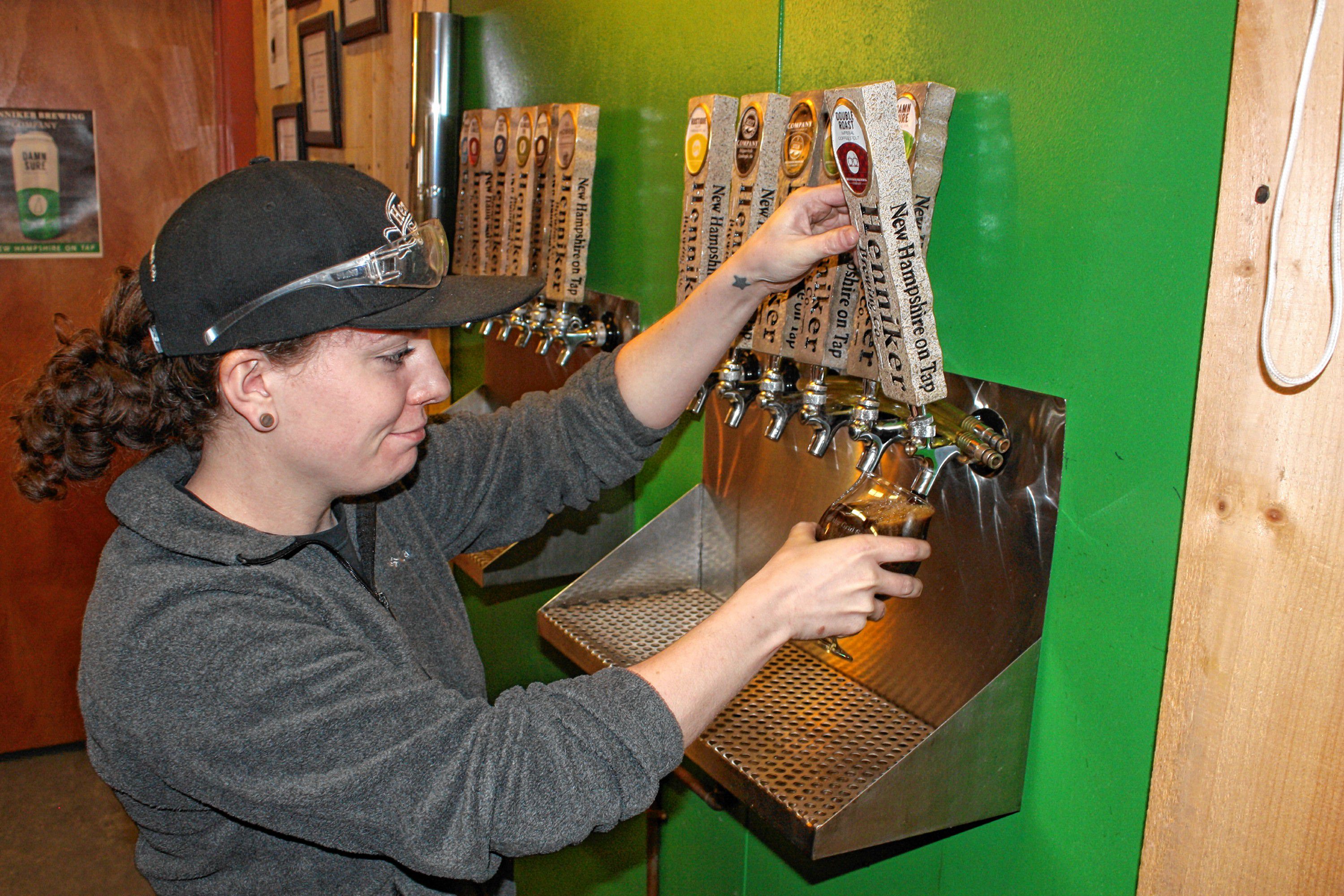 Henniker Brewing Co. recently redesigned all of their labels, which we checked out when we stopped by last week. JON BODELL / Insider staff