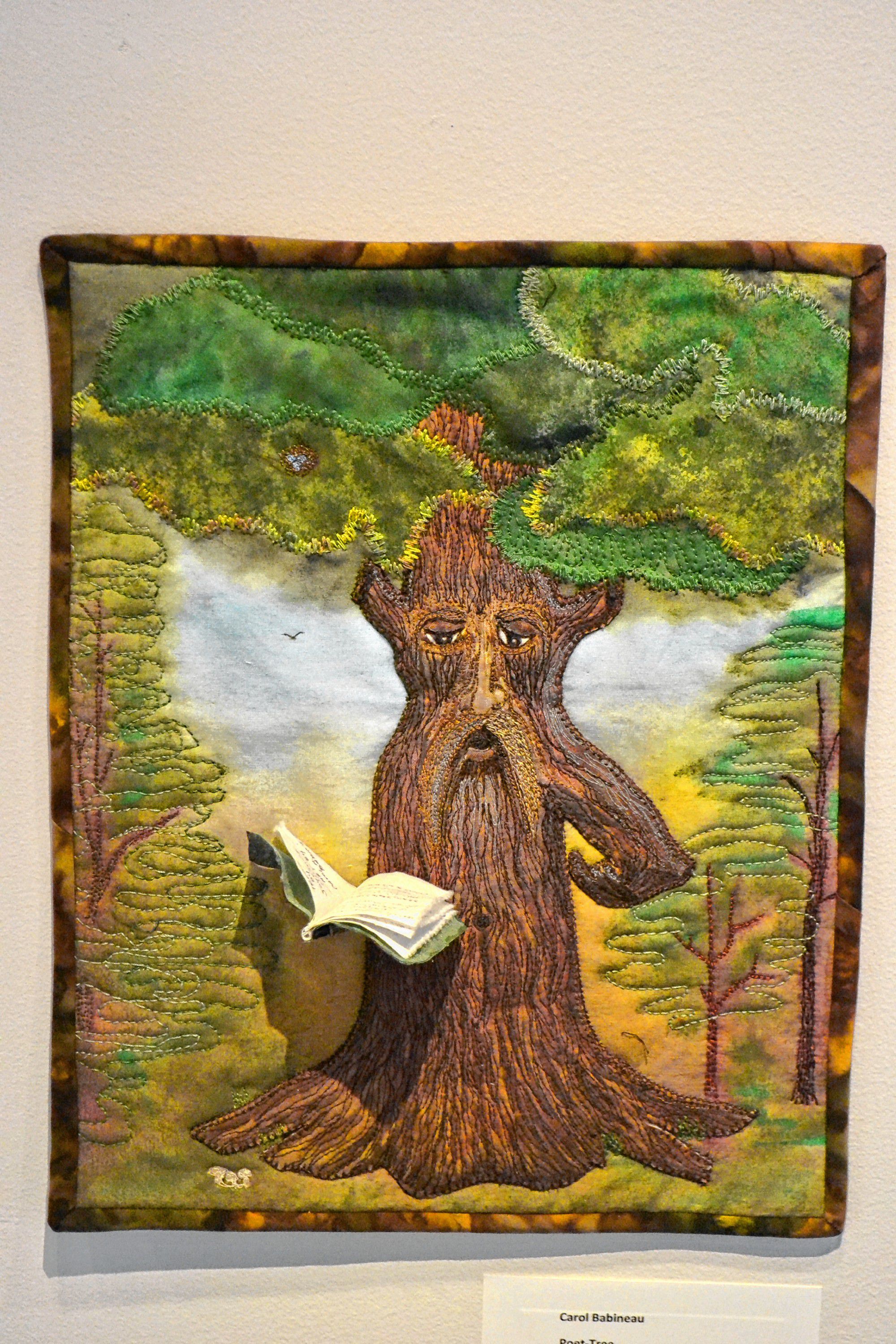 Poet-Tree, Carol Babineau, League of N.H. Craftsmen, Fairy Tales and Fantasies. TIM GOODWIN / Insider staff