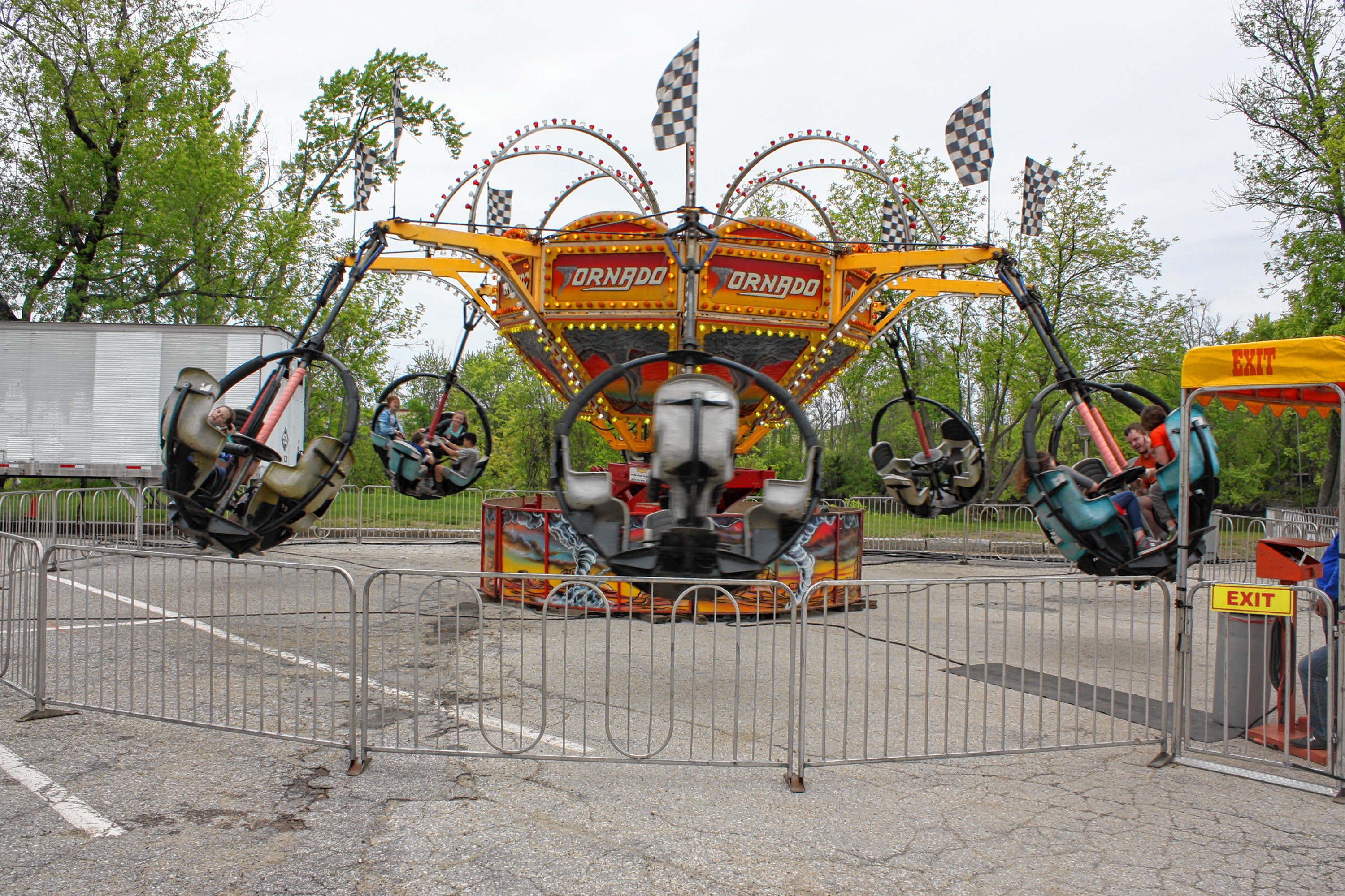 Although it wasn't the most beautiful day, the 63rd annual Kiwanis Spring Fair was still in full swing last Saturday, as fair-goers braved the sprinkles to hit up rides like The Zipper and the always-popular Ferris wheel. JON BODELL / Insider staff