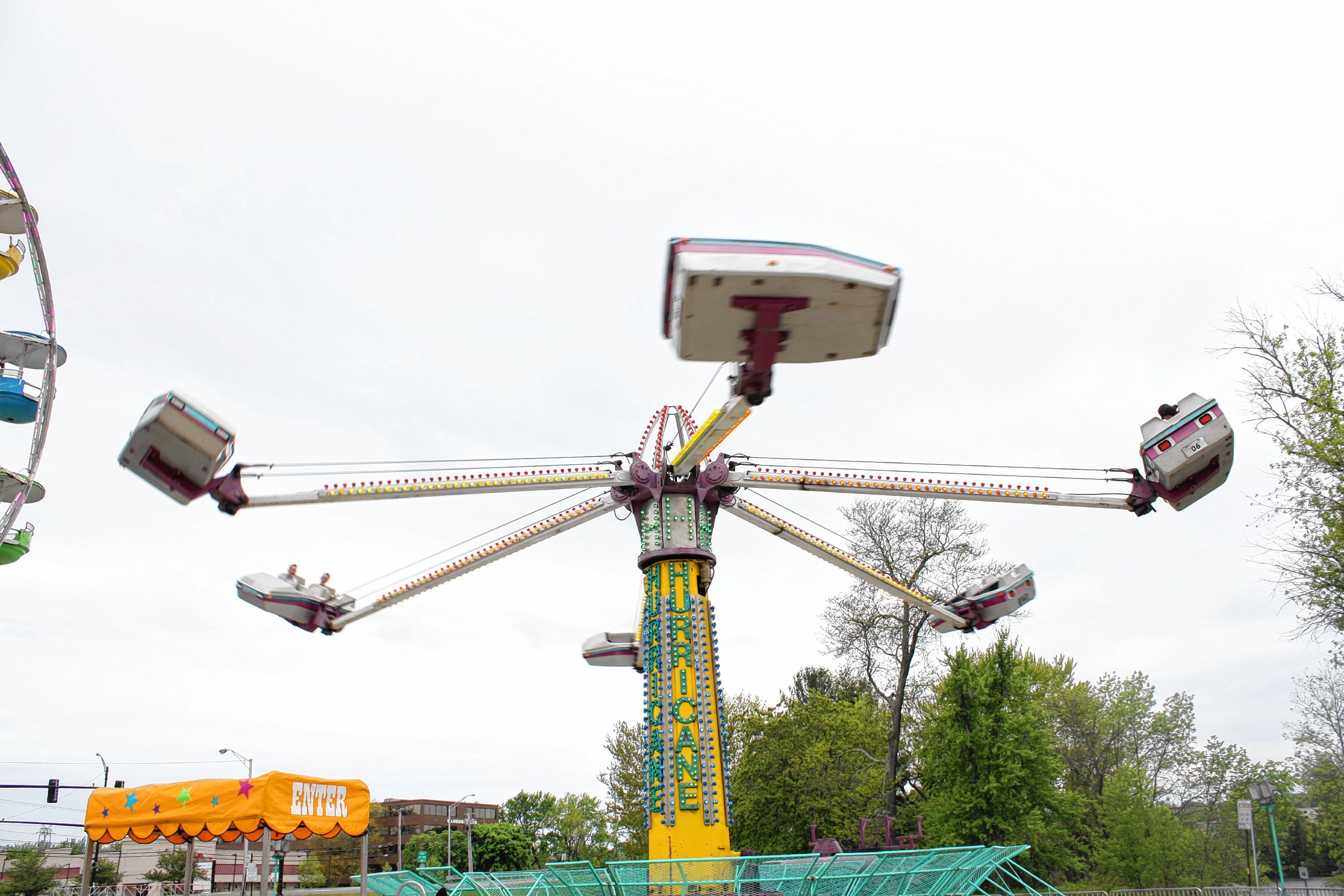 Although it wasn't the most beautiful day, the 63rd annual Kiwanis Spring Fair was still in full swing last Saturday, as fair-goers braved the sprinkles to hit up rides like The Zipper and the always-popular Ferris wheel. JON BODELL / Insider staff