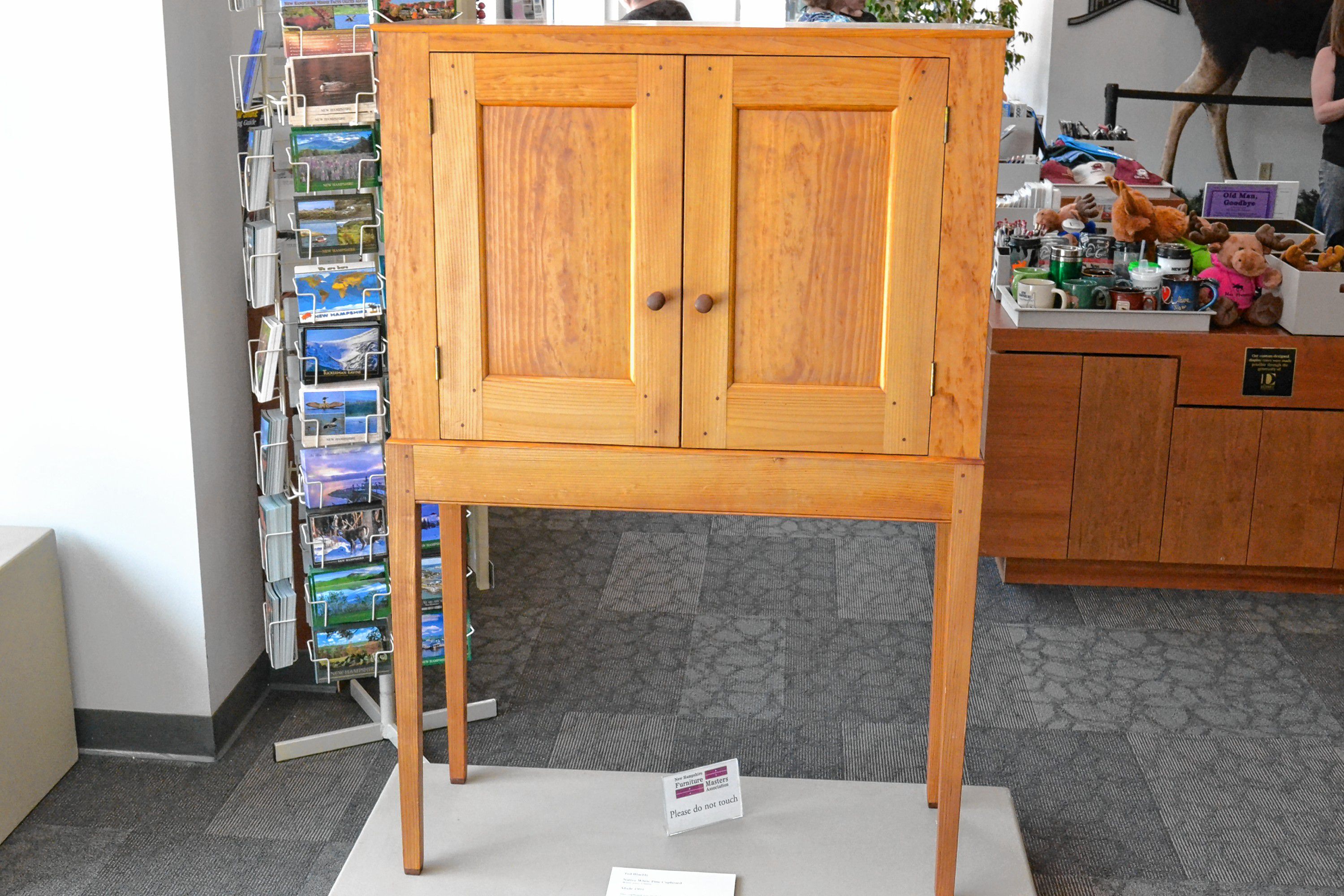 Native White Pine Cupboard, Ted Blachly (1991), New Hampshire Furniture Masters Association,  Looking Back: Vintage Works, Greater Concord Chamber of Commerce. TIM GOODWIN / Insider staff