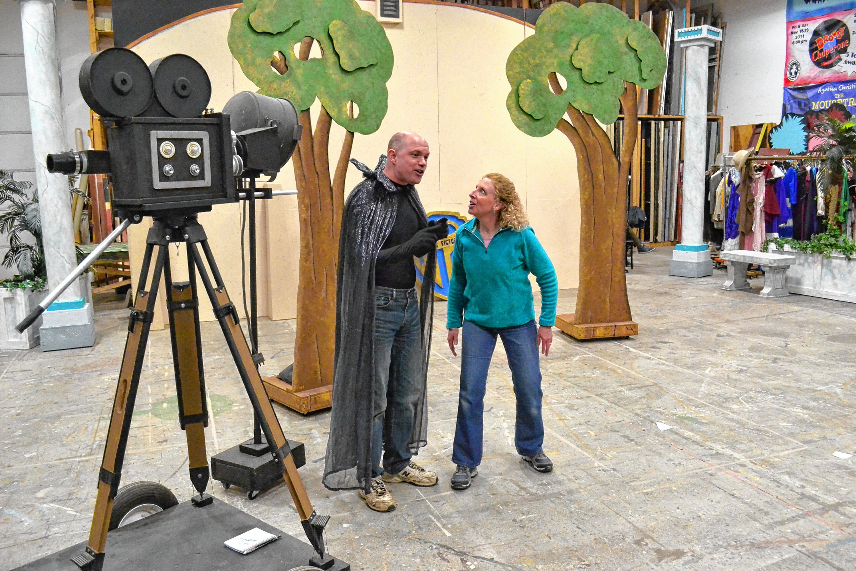 Oberon (Greg Fischer) and Puck (Paula Demers) have been transplanted from the play A Midsummer Night's Dream to the movie production of A Midsummer Night's Dream in the Community Players of Concord's latest production, Shakespeare in Hollywood.What happens next is why you'll have to go catch one of the shows this weekend at the Concord City Auditorium, Friday and Saturday at 7:30 p.m. and Sunday at 2 p.m. TIM GOODWIN / Insider staff