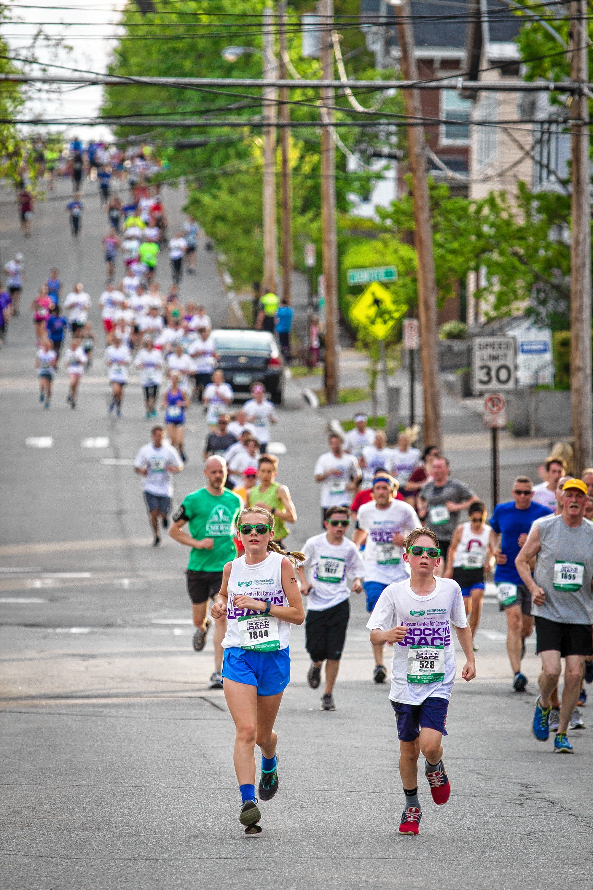 Thousands of runners and walkers took part in the annual Rock 'N Race 5K in downtown Concord on Thursday, May 17, 2018. (ELIZABETH FRANTZ / Monitor staff) Elizabeth Frantz