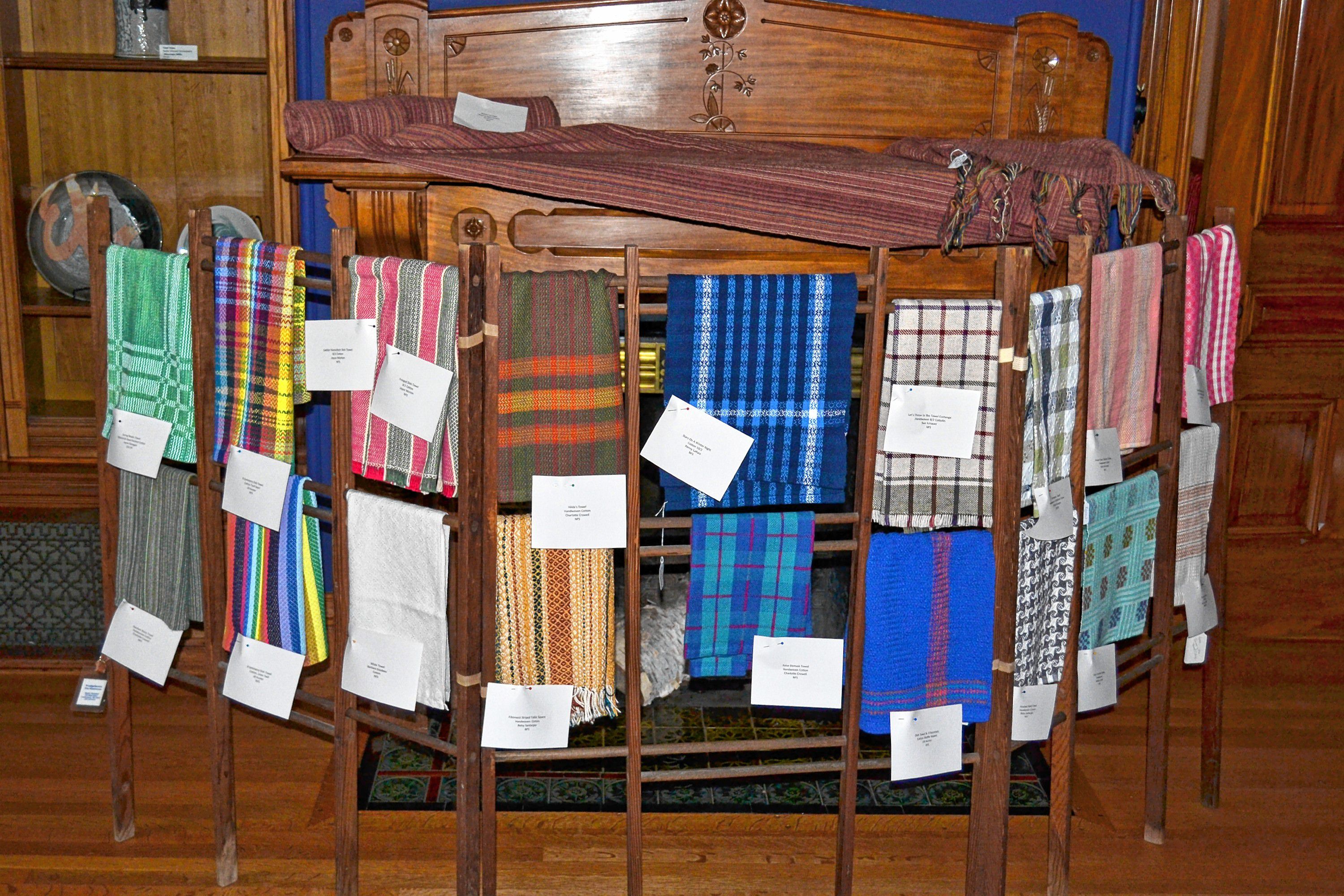 The N.H. Weavers Guild is celebrating 80 years in 2018 and currently have a special anniversary exhibit showing in the Kimball Jenkins mansion through May 15. TIM GOODWIN / Insider staff