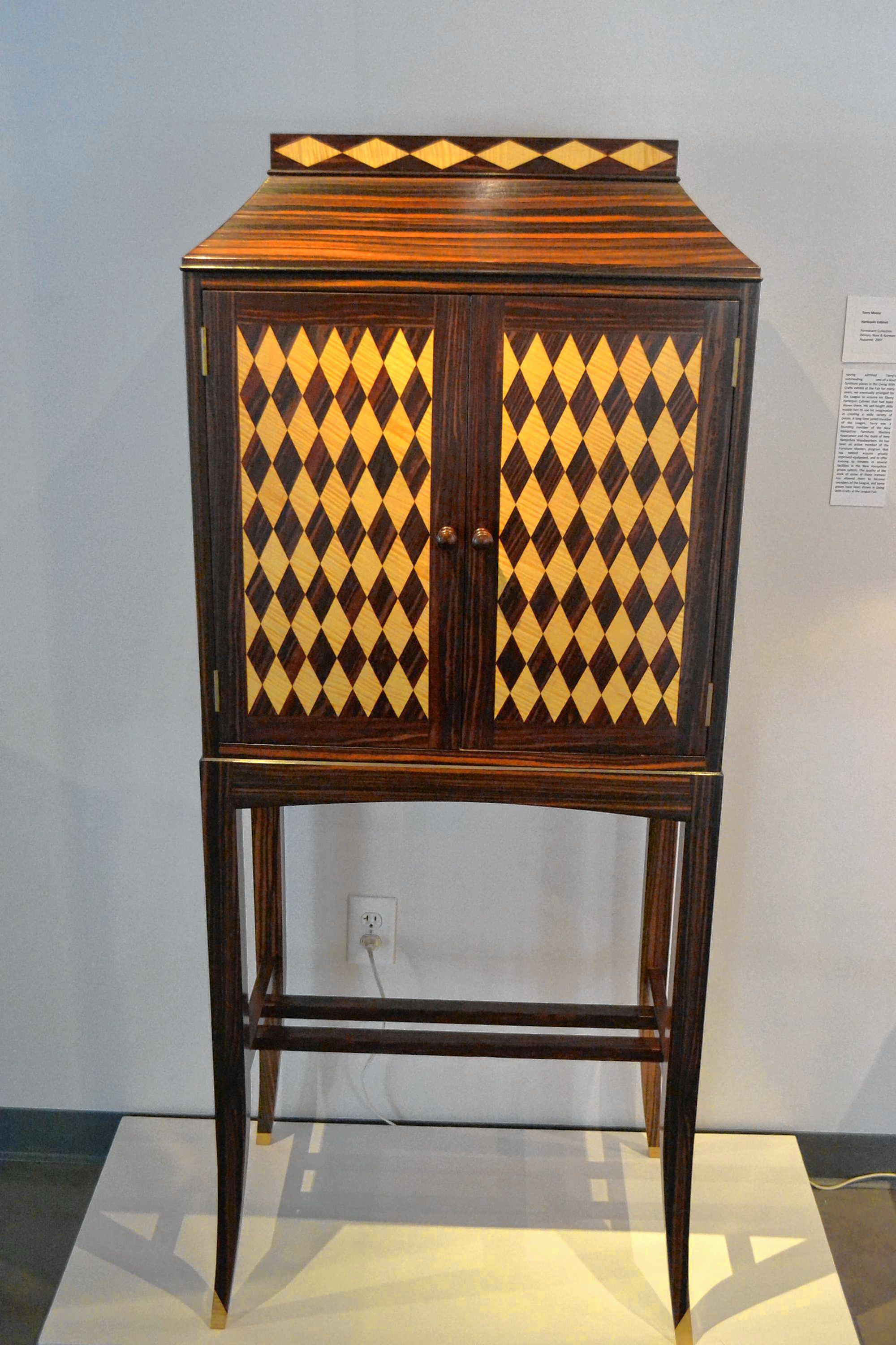 Harlequin Cabinet, Terry Moore, League of N.H. Craftsmen, Celebrating 85 Years: The Stevens Collection. TIM GOODWIN / Insider staff