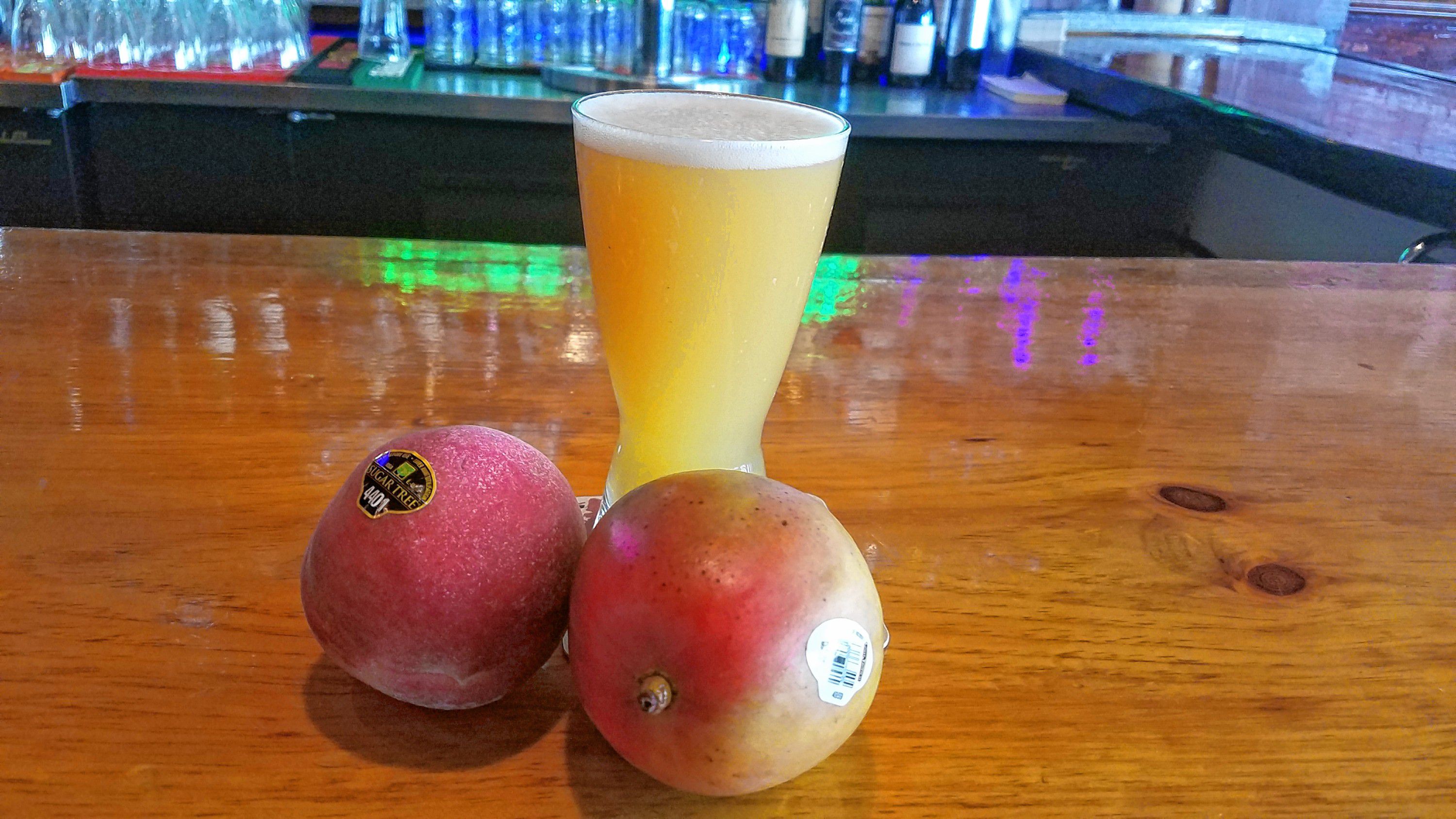 Concord Craft Brewing Co. is making a special beer for the Rock On Fest. The beer is going to be based on their Safe Space New England IPA (pictured at True Brew Barista), with mango and peach added. JON BODELL / Insider staff